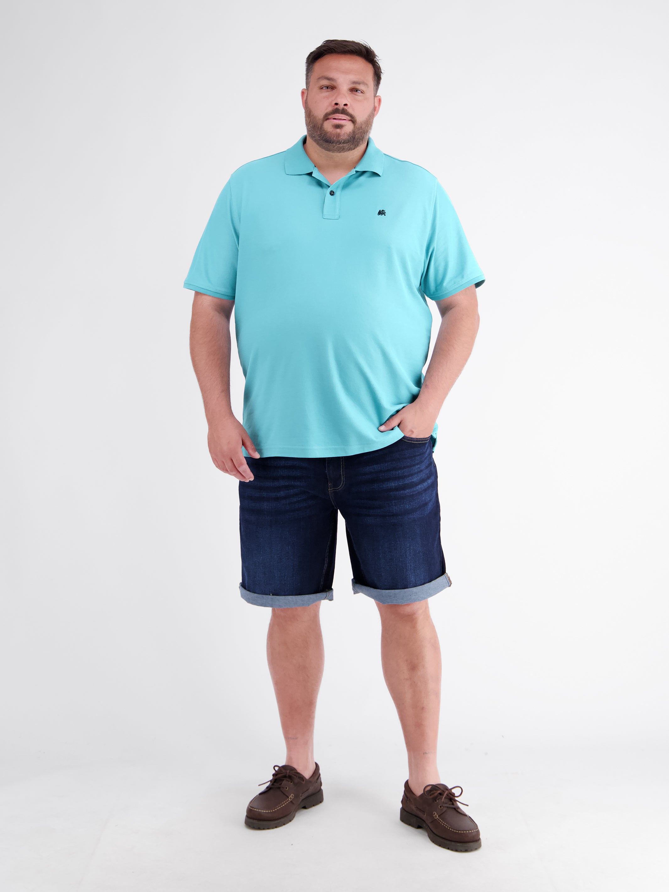 Polo shirt in Cool & Dry pique quality, plus sizes