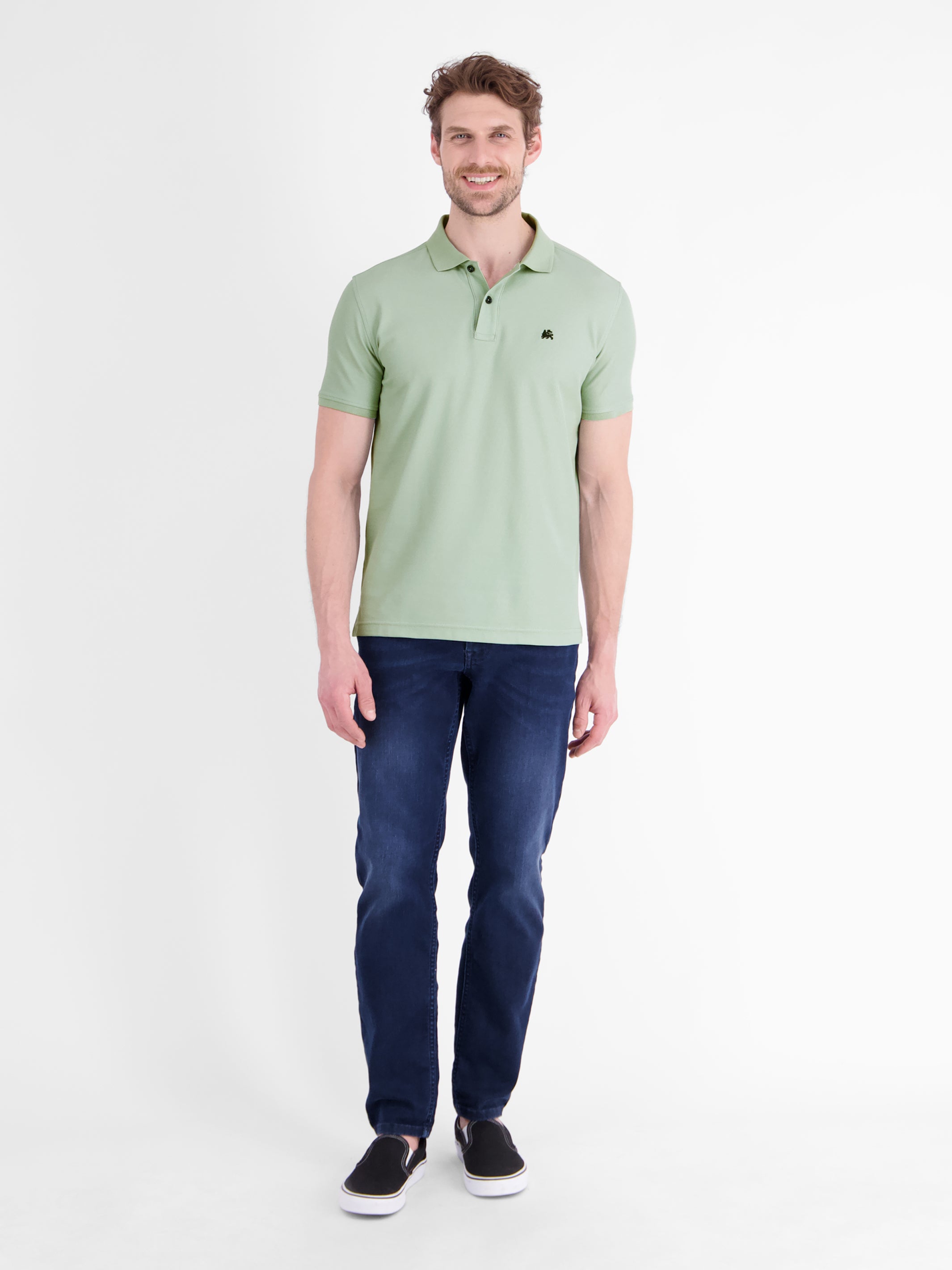 Kassisches Poloshirt für Herren in *Cool & Dry* Piquéqualität - Polo Shirt Kurzarm