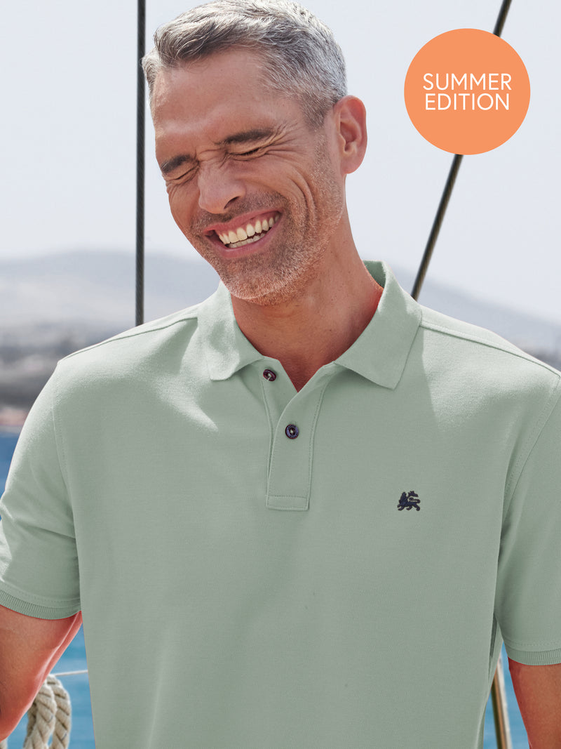 Kassisches Poloshirt für Herren in *Cool & Dry* Piquéqualität - Polo Shirt Kurzarm