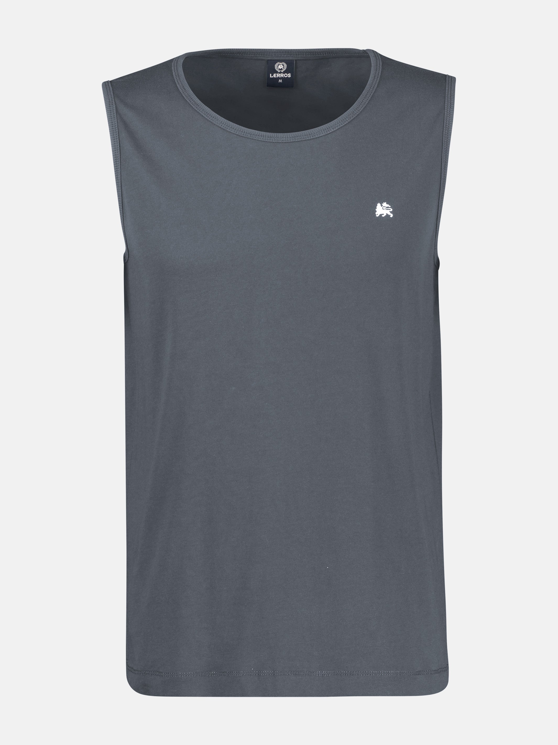 Sportliches Baumwoll-Tanktop mit O-Neck, große Größen - Tank Top