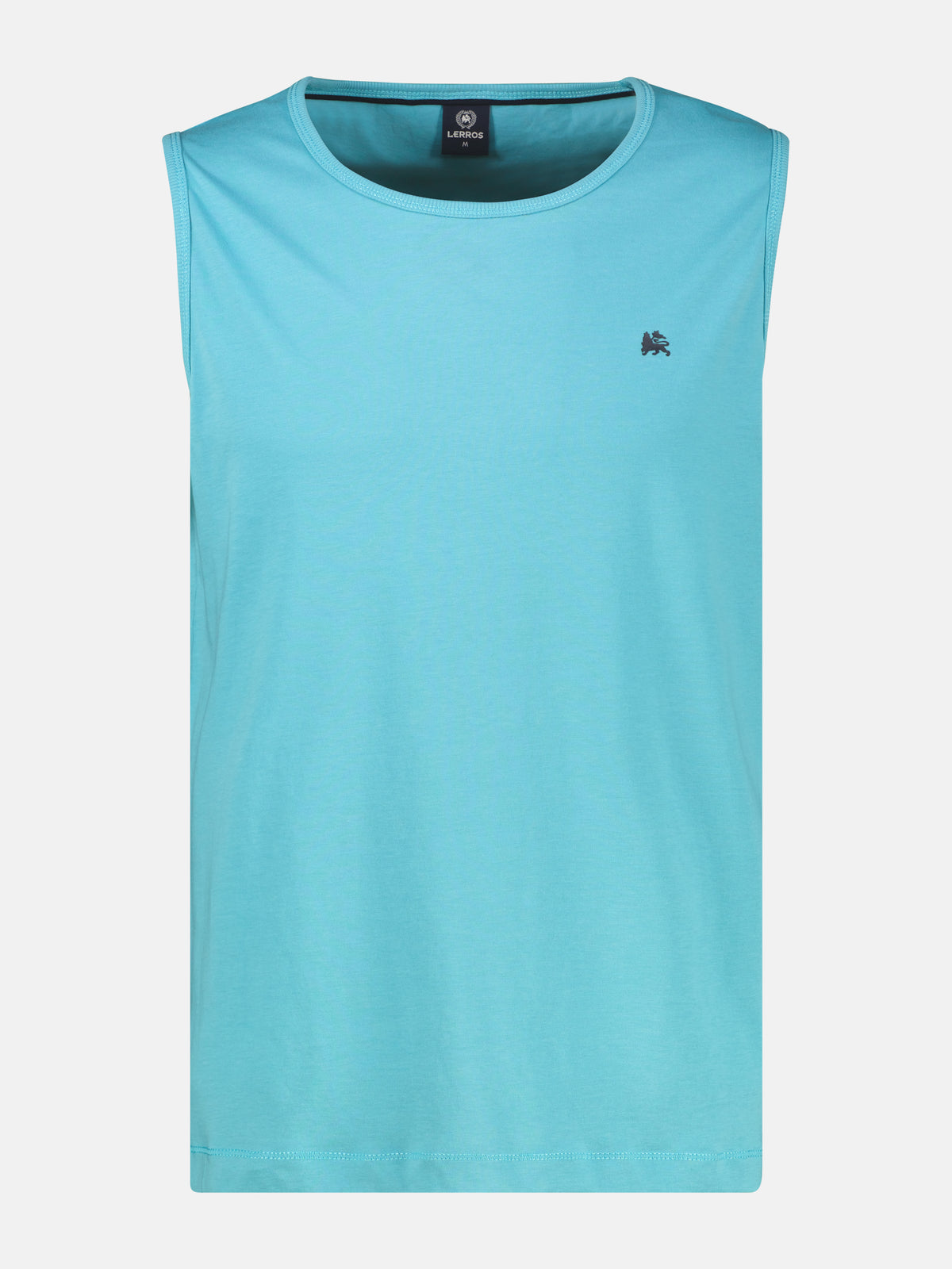 Sportliches Baumwoll-Tanktop mit O-Neck, große Größen - Tank Top