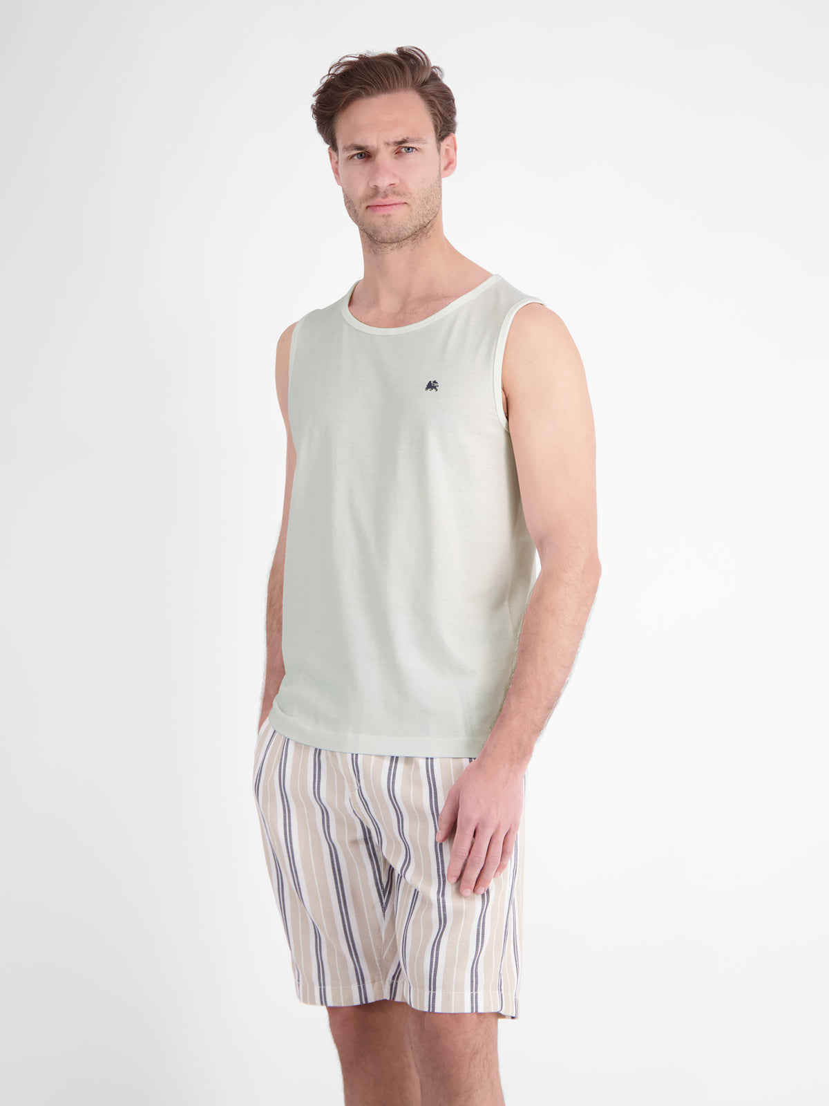 Sportliches Tanktop aus Baumwolle mit Rundhalskragen - Tank Top