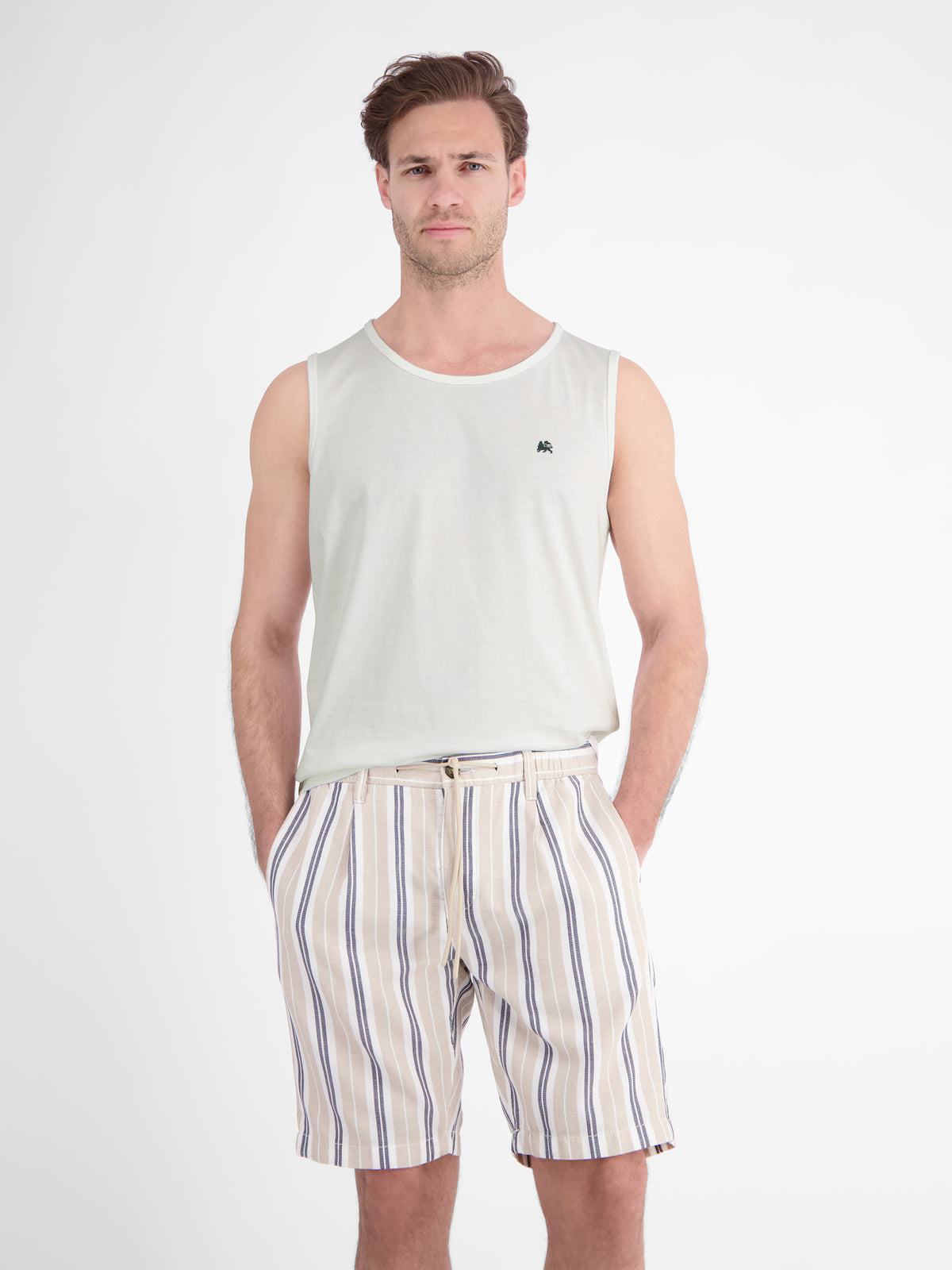 Sportliches Tanktop aus Baumwolle mit Rundhalskragen - Tank Top
