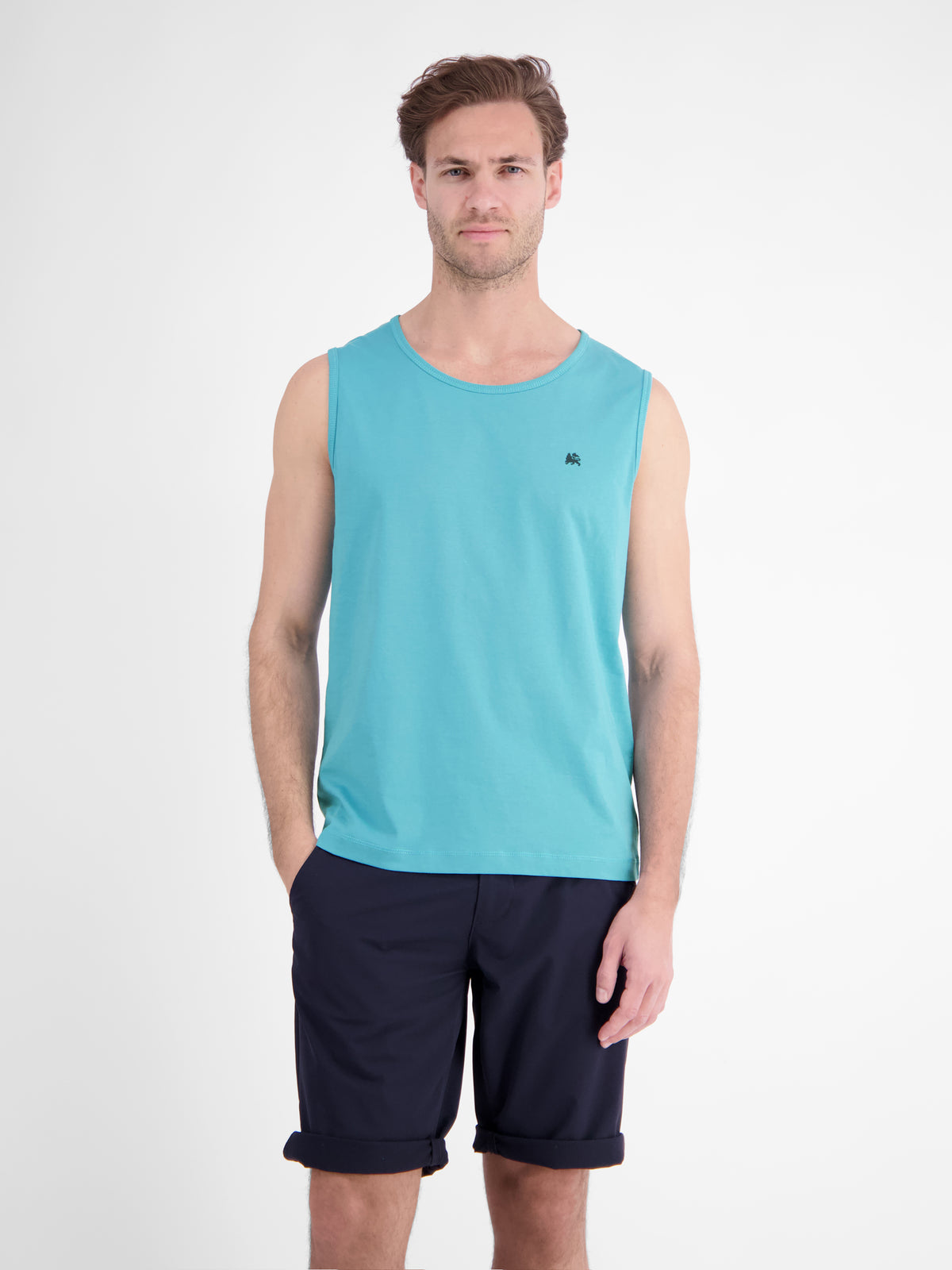 Sportliches Tanktop aus Baumwolle mit Rundhalskragen - Tank Top