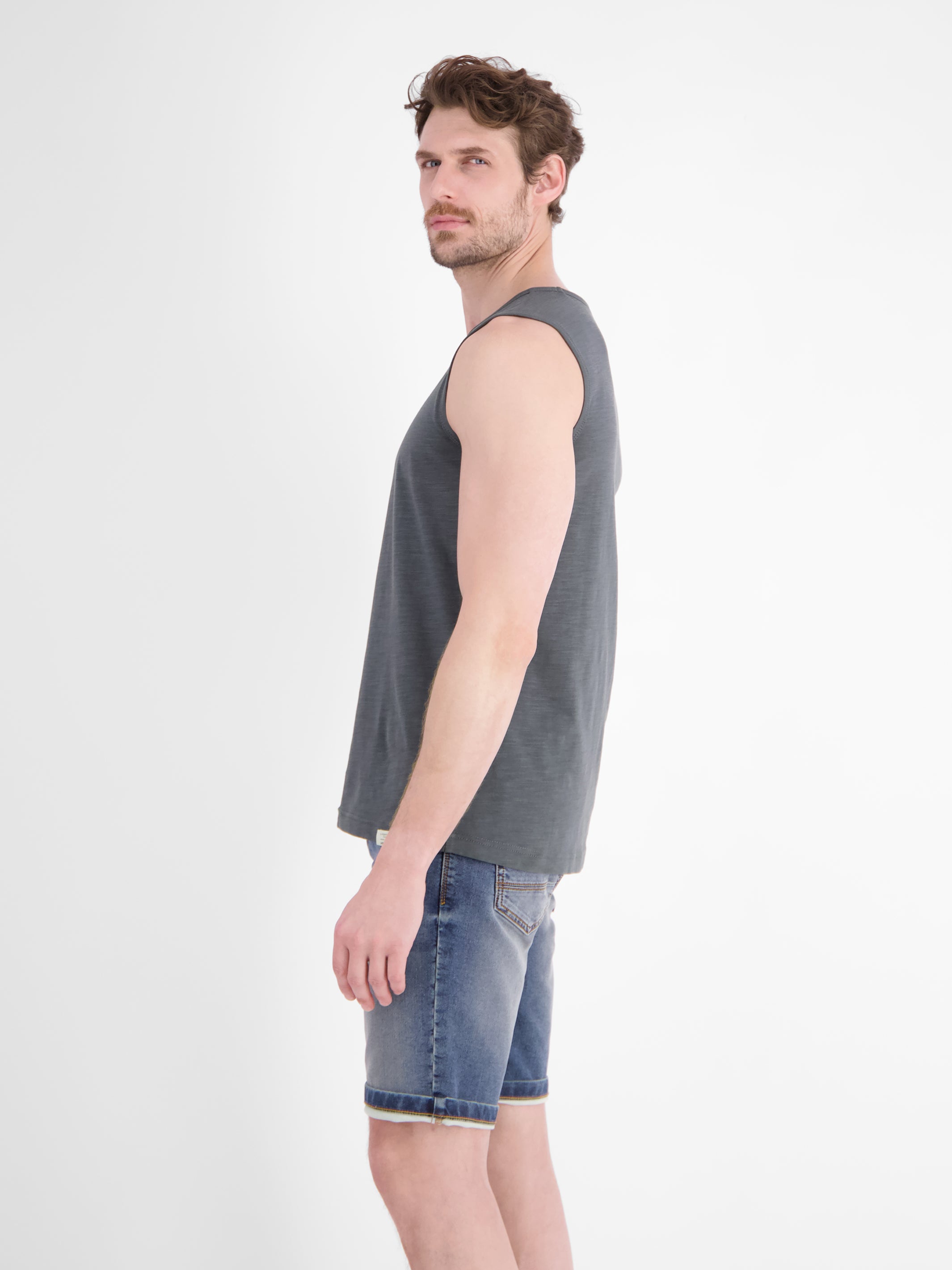 Luftiges Tanktop aus Baumwolle mit trendigem Slogan-Print - Tank Top