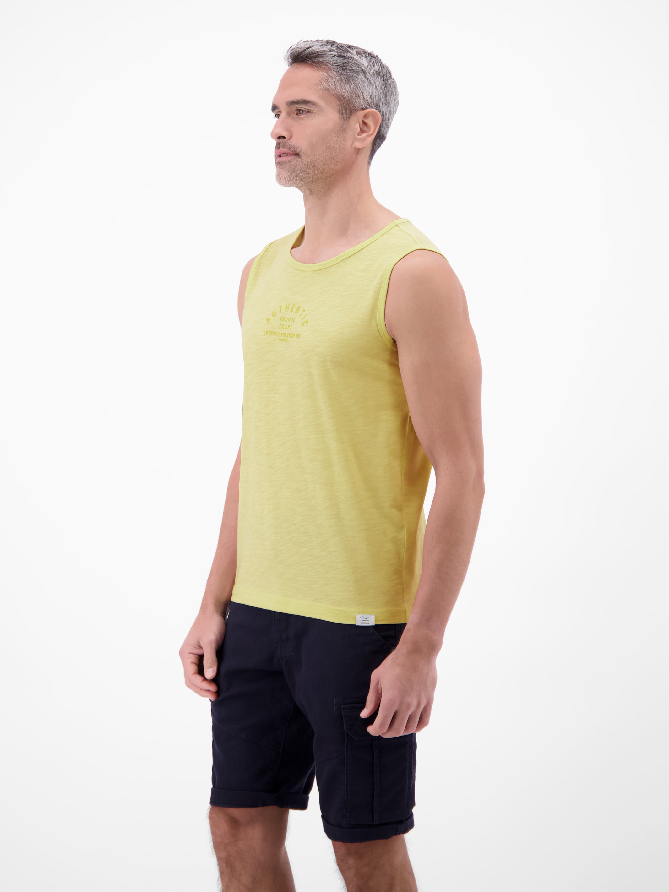 Luftiges Tanktop aus Baumwolle mit trendigem Slogan-Print - Tank Top