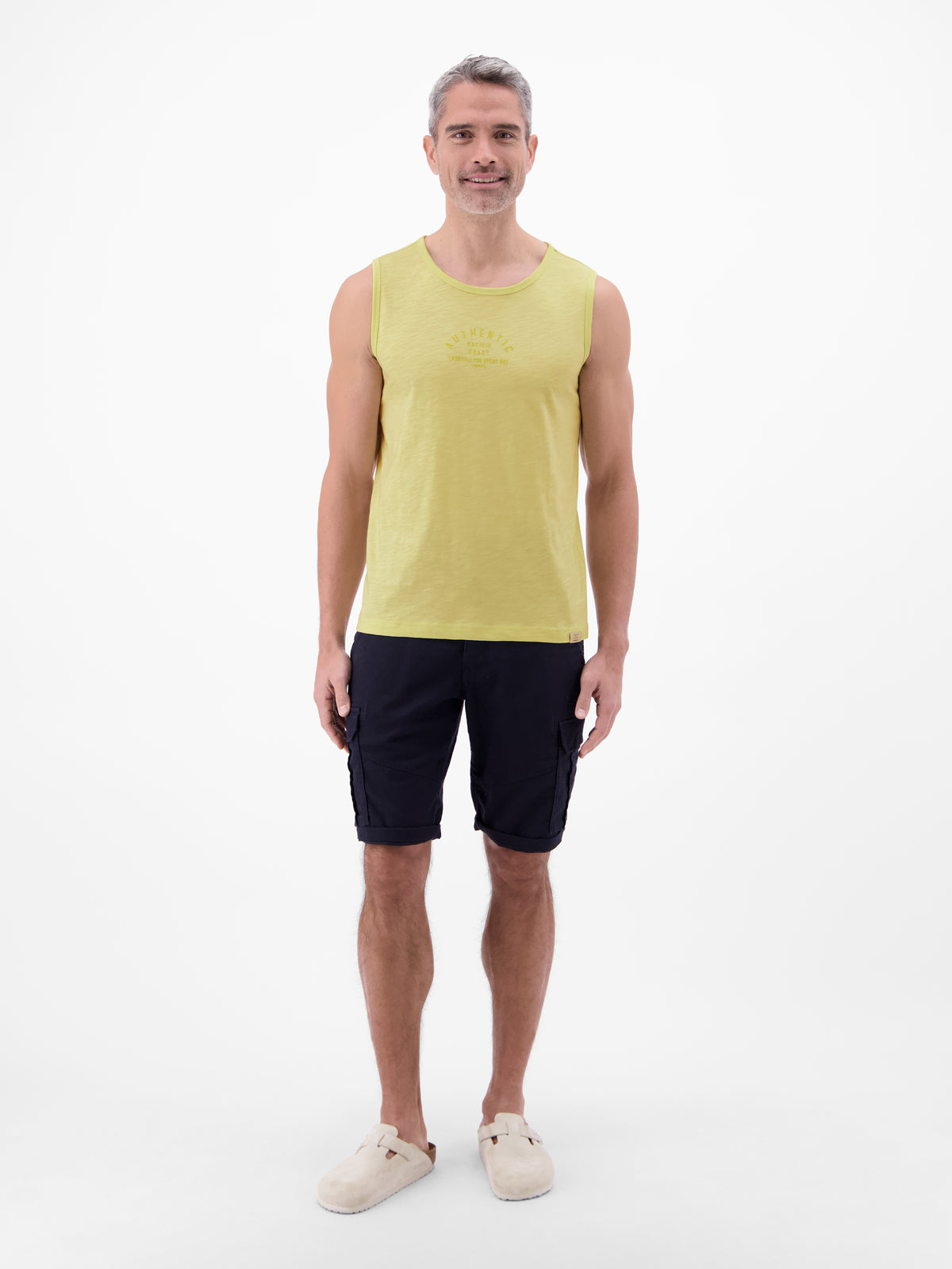 Luftiges Tanktop aus Baumwolle mit trendigem Slogan-Print - Tank Top