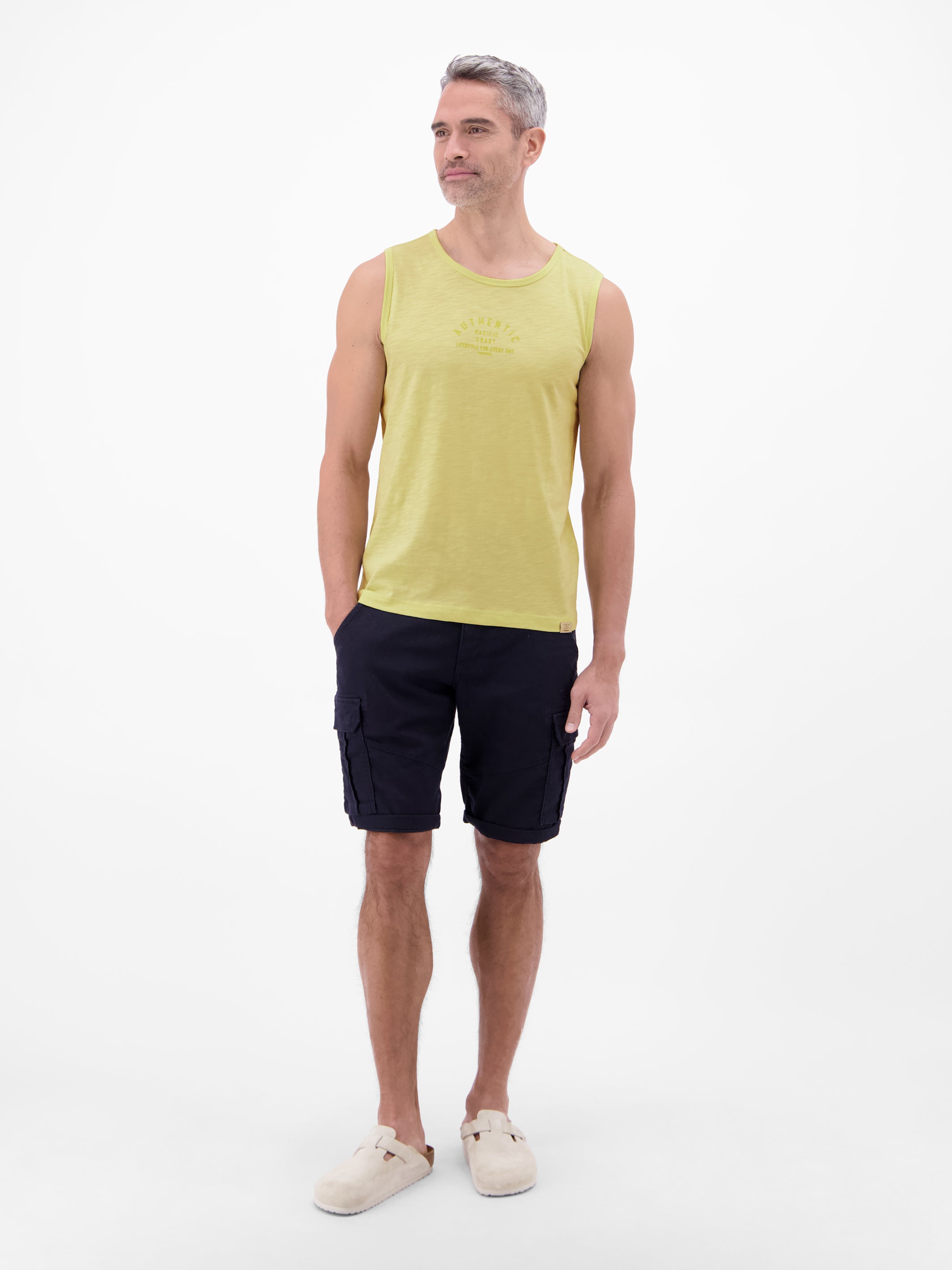 Luftiges Tanktop aus Baumwolle mit trendigem Slogan-Print - Tank Top
