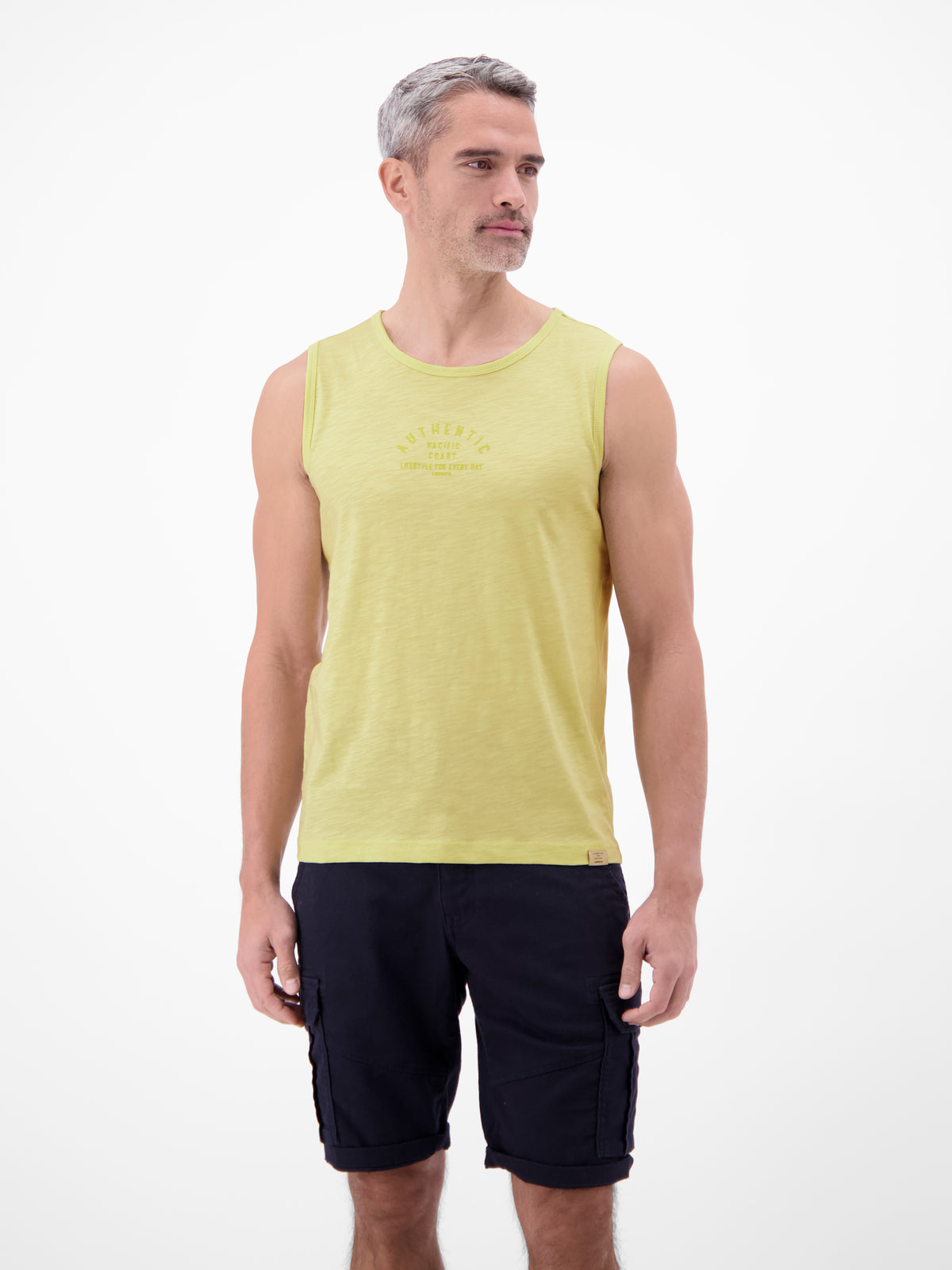 Luftiges Tanktop aus Baumwolle mit trendigem Slogan-Print - Tank Top