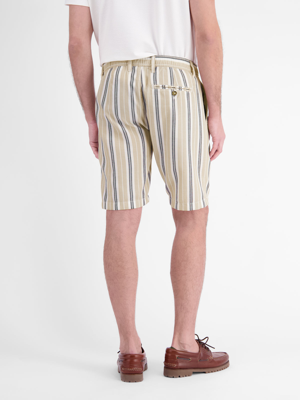 Chino-Shorts aus Baumwolle mit modischem Streifenmuster - Chino Shorts