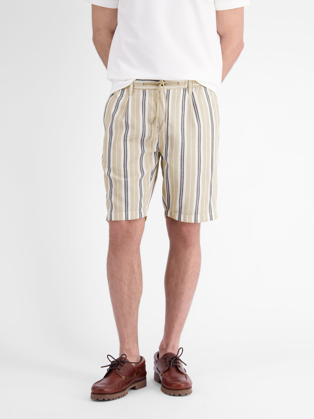 Chino-Shorts aus Baumwolle mit modischem Streifenmuster - Chino Shorts