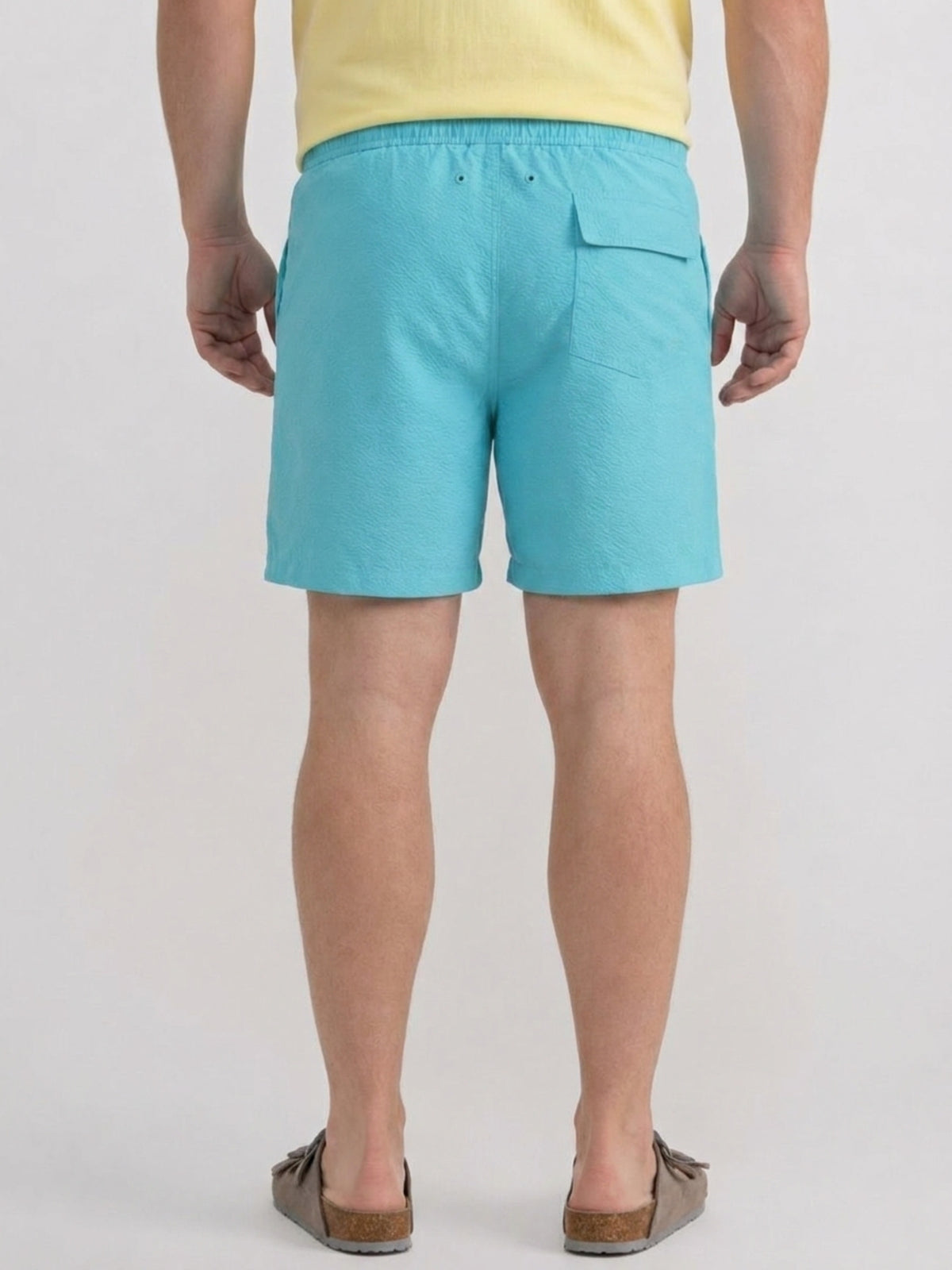 Sportive Schwimmshorts mit Tunnelzugbund in großen Größen - Badehose