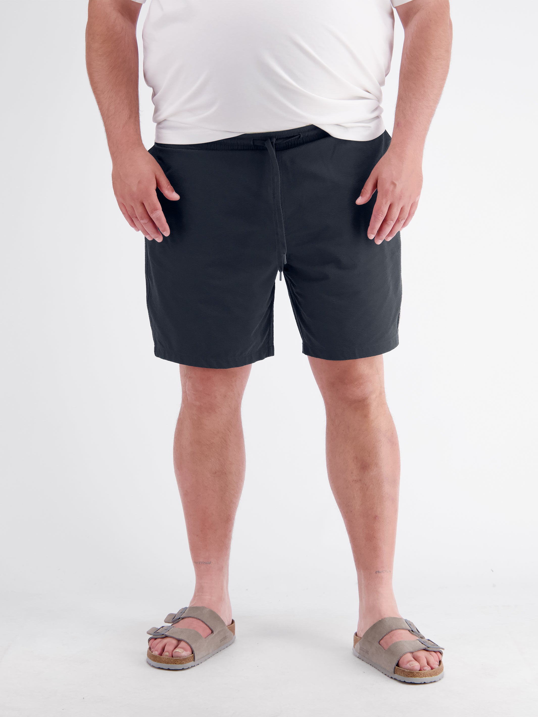 Sportive Badeshorts mit Tunnelzugbund in großen Größen