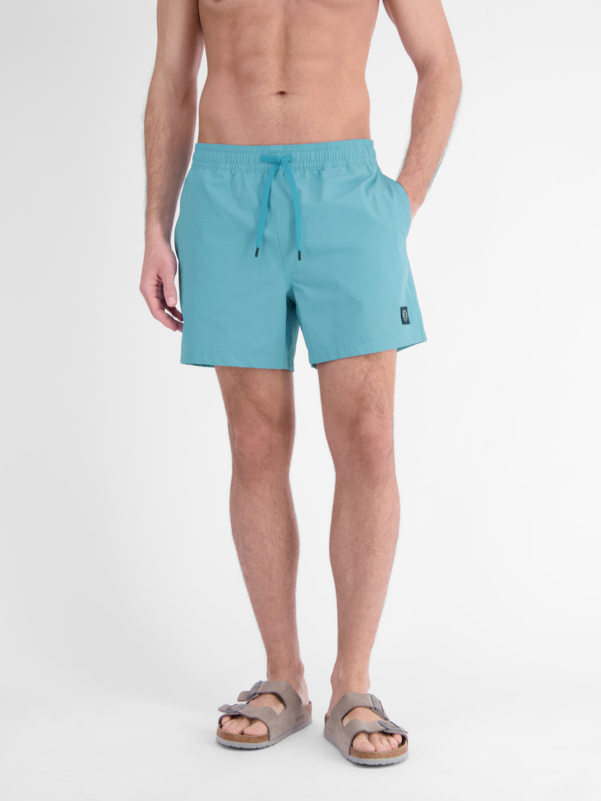Sportive Schwimmshorts für Herren mit Tunnelzugbund - Badehose