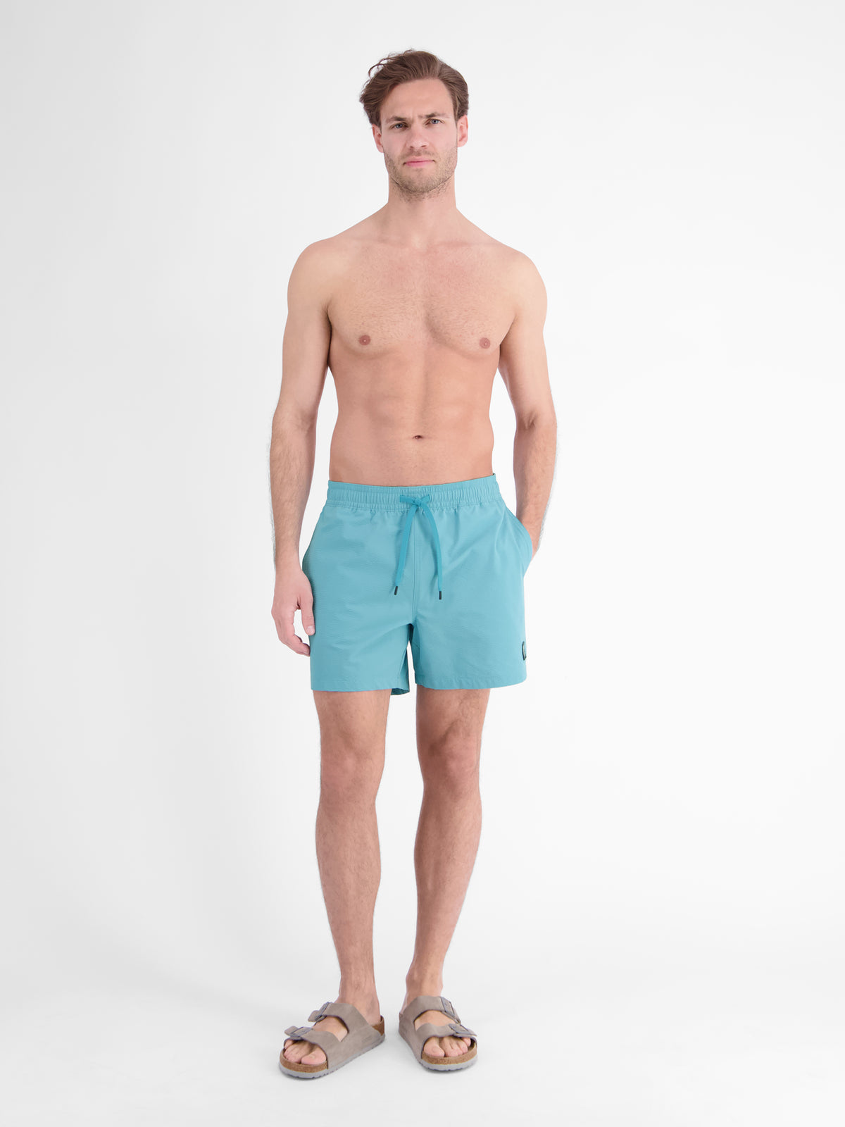 Sportive Schwimmshorts für Herren mit Tunnelzugbund - Badehose