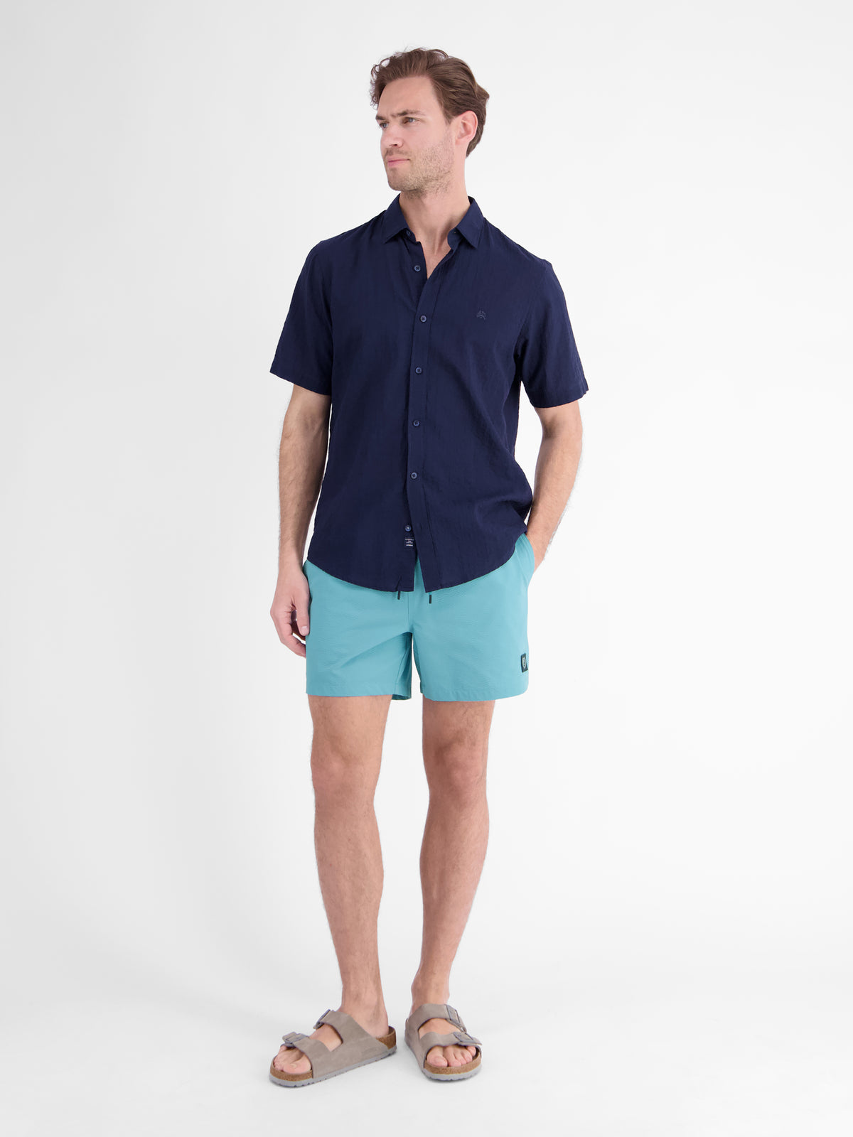 Sportive Schwimmshorts für Herren mit Tunnelzugbund - Badehose