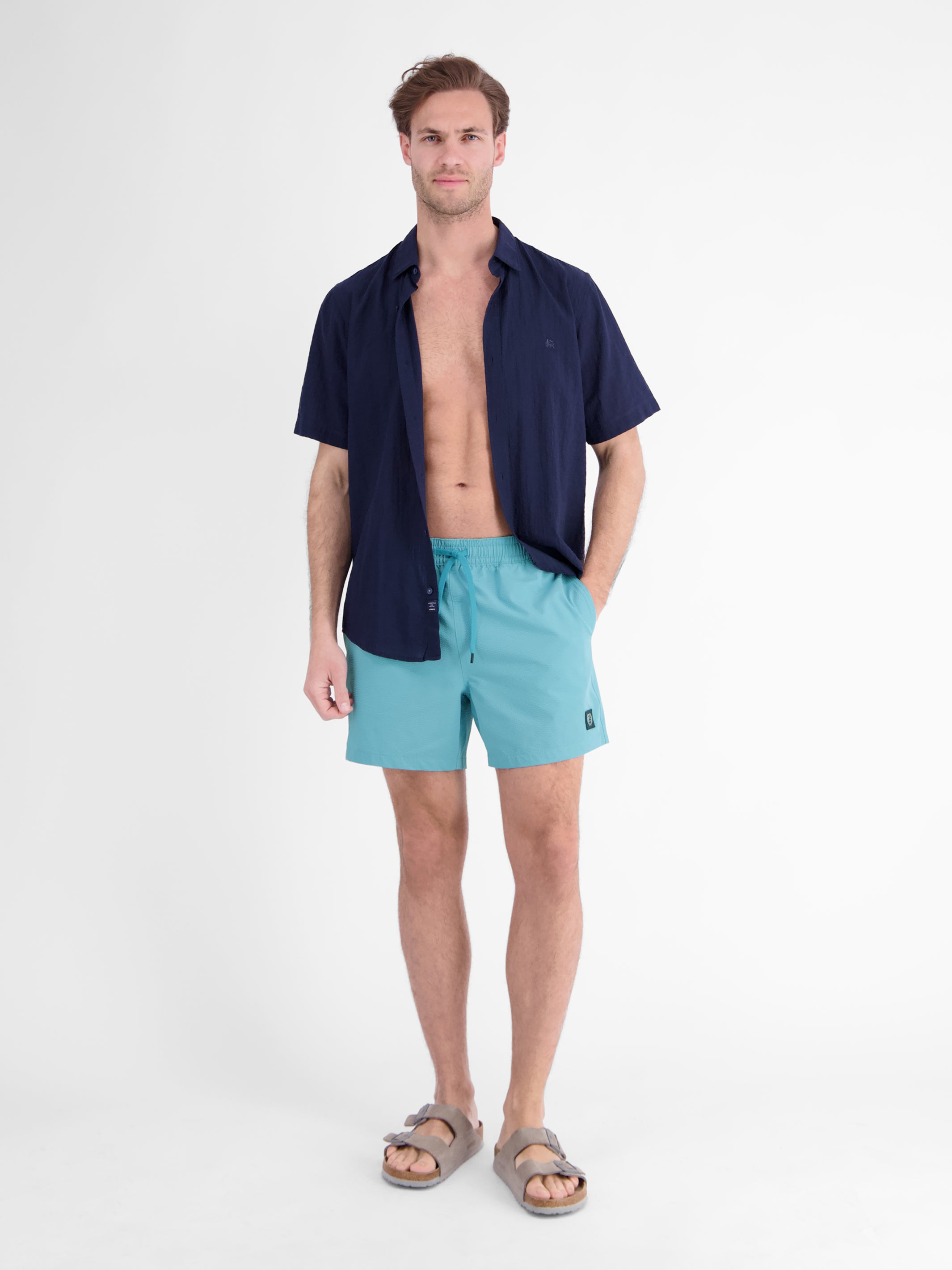 Sportive Schwimmshorts für Herren mit Tunnelzugbund - Badehose