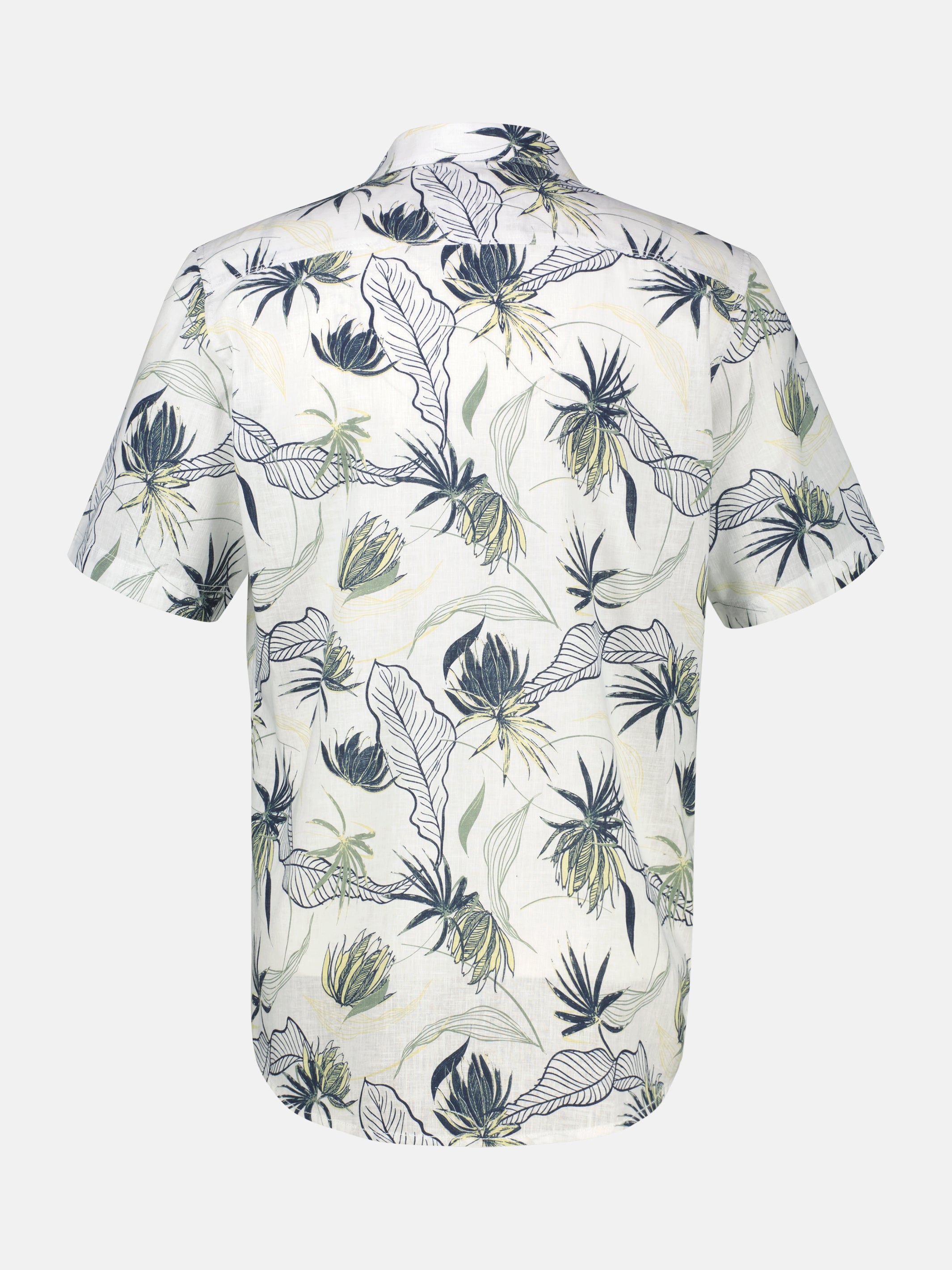 Casual Kurzarmhemd mit floralem Print aus leichtem Material - Kurzarmhemd