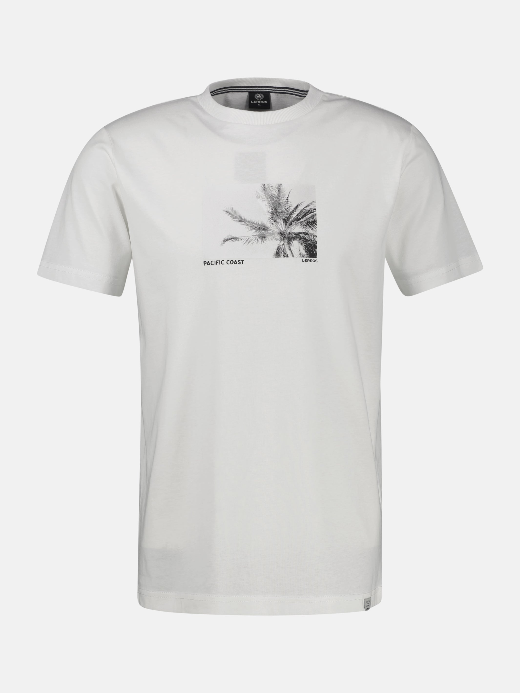 Baumwoll T-Shirt mit Motiv-Print und bequemem Rundkragen - T-Shirt Rundhals