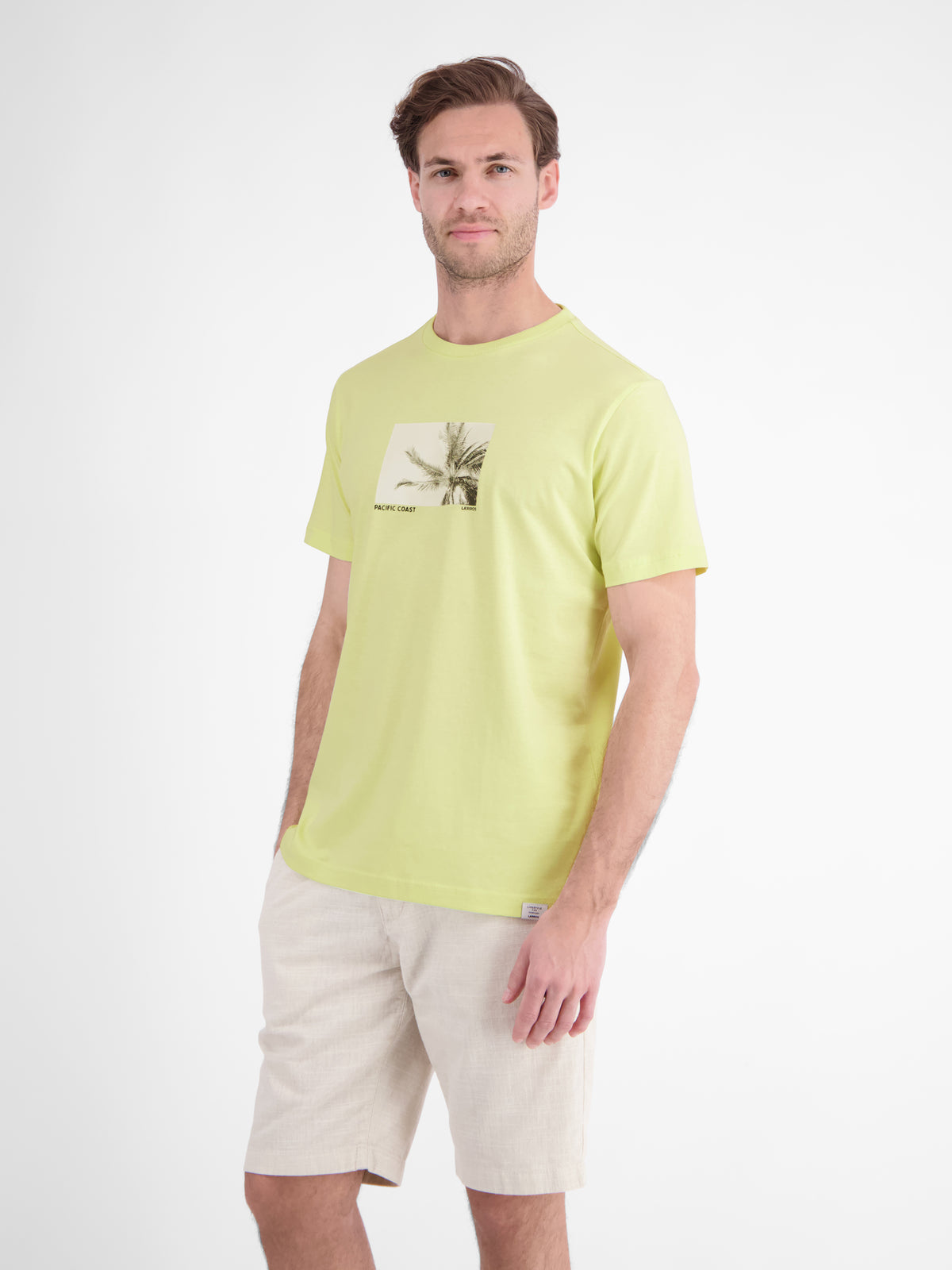 Baumwoll T-Shirt mit Motiv-Print und bequemem Rundkragen - T-Shirt Rundhals