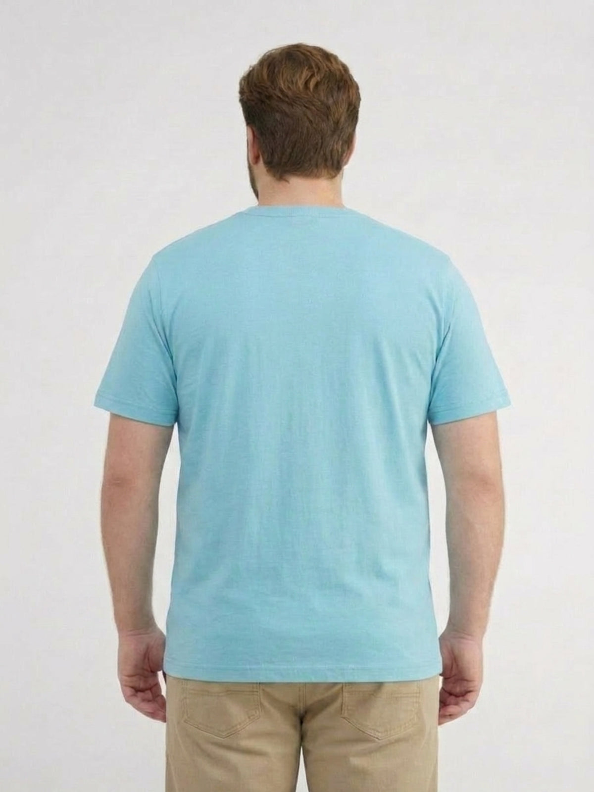 Sommerliches T-Shirt aus Baumwolle mit O-Neck, große Größen - T-Shirt Rundhals