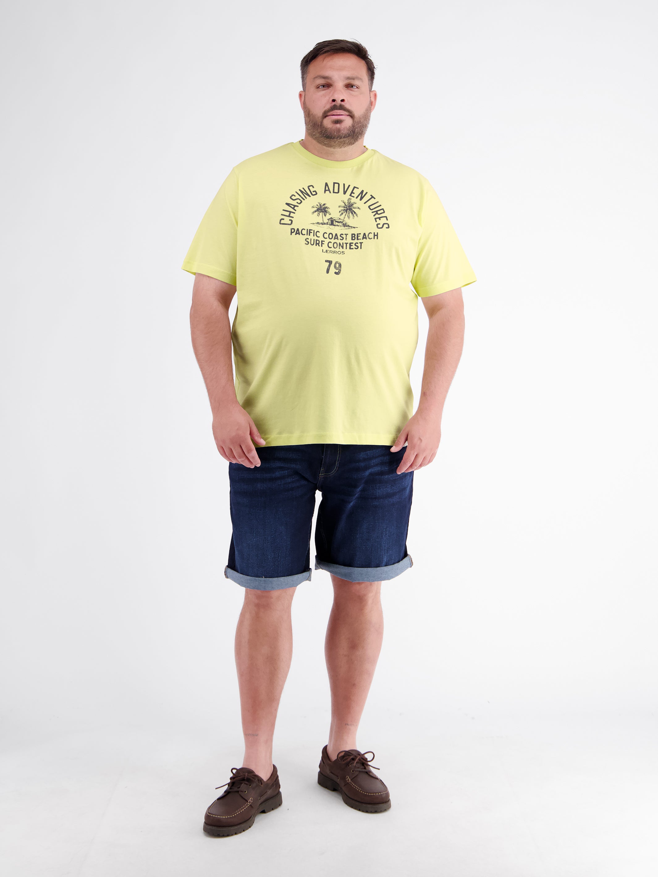 Cotton O-neck T-shirt for summer, plus sizes