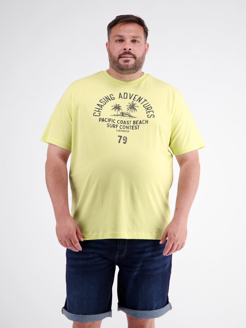 Cotton O-neck T-shirt for summer, plus sizes