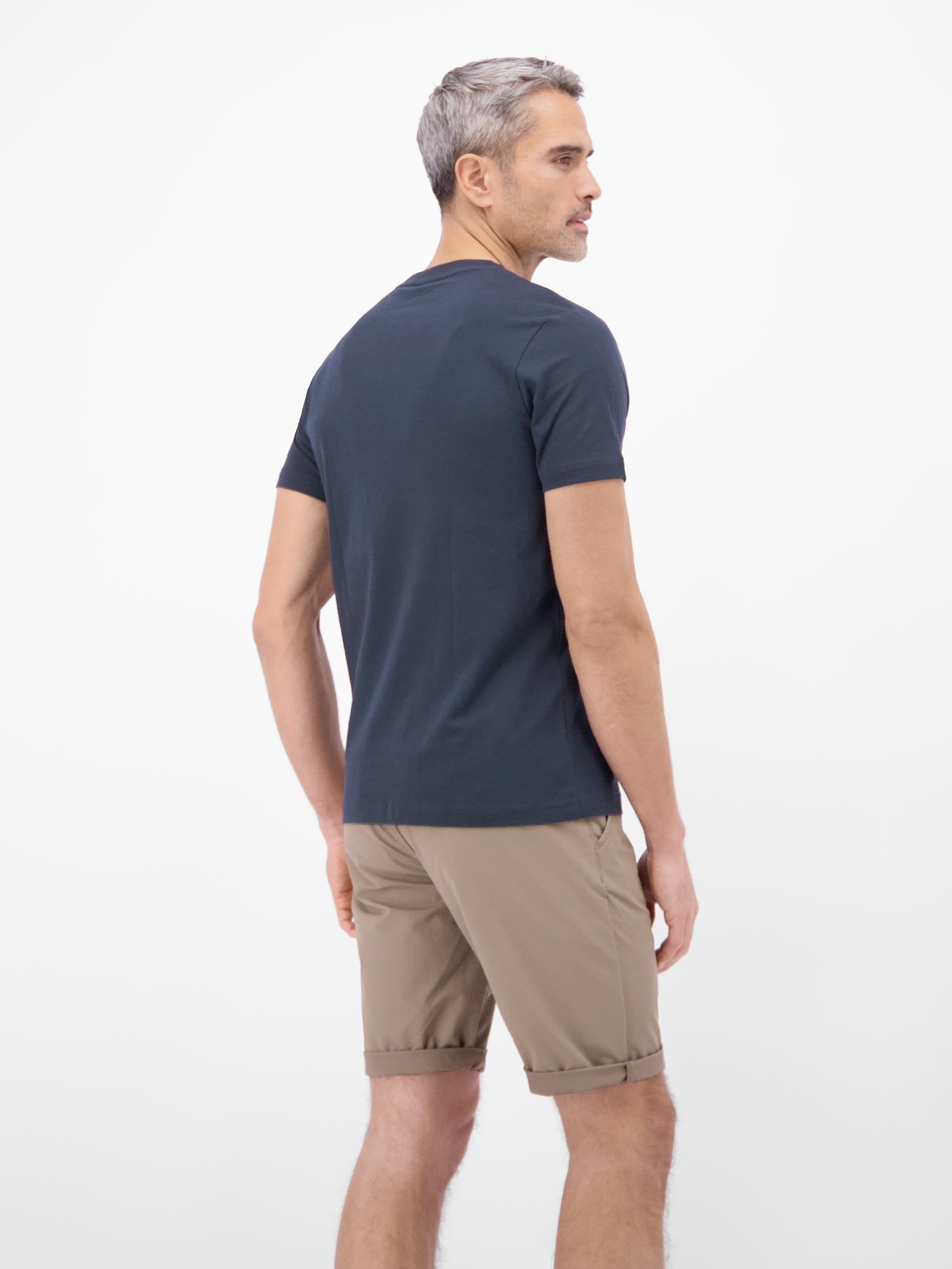 T-Shirt mit O-Neck aus softer Baumwolle mit Summervibe-Print - T-Shirt Rundhals