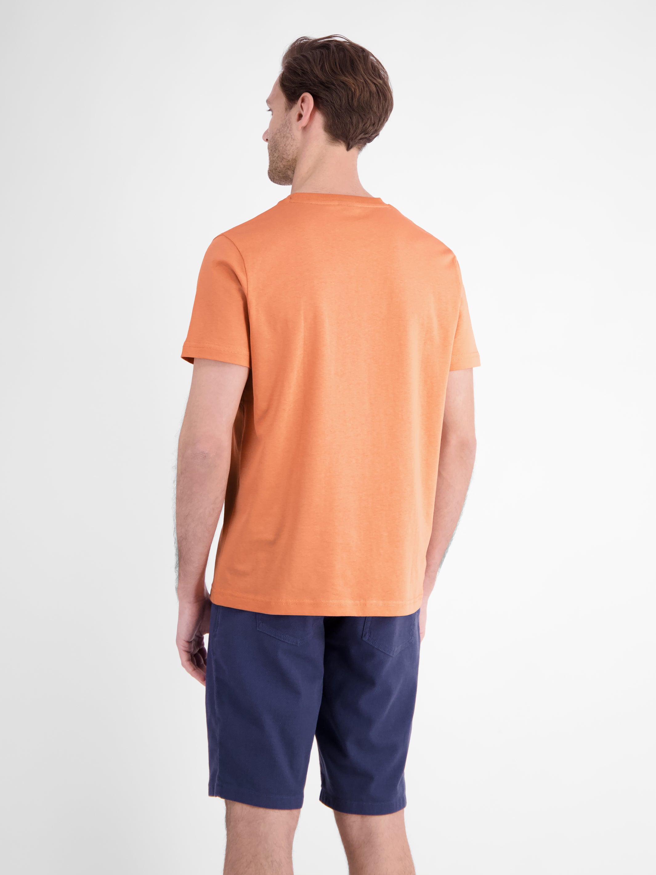 T-Shirt mit O-Neck aus softer Baumwolle mit Summervibe-Print - T-Shirt Rundhals