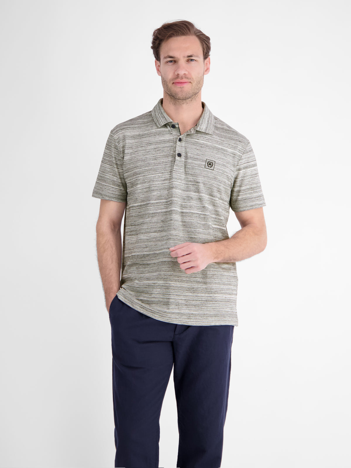 Polo aus leichtem Baumwollmischgewebe mit griffiger Haptik - Polo Shirt Kurzarm