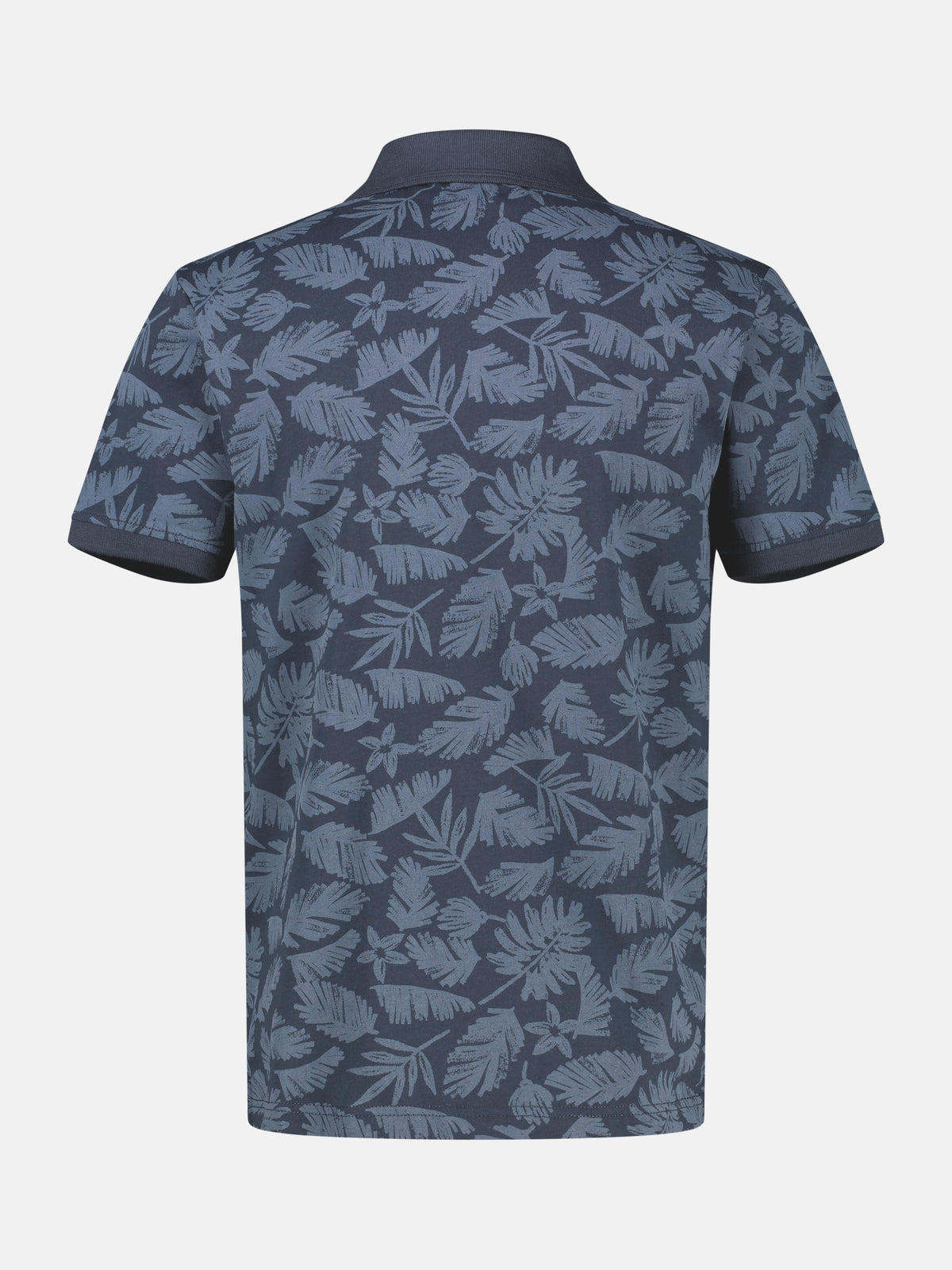 Poloshirt mit stylishem Blumen-Print und bequemen Bündchen - Polo Shirt Kurzarm