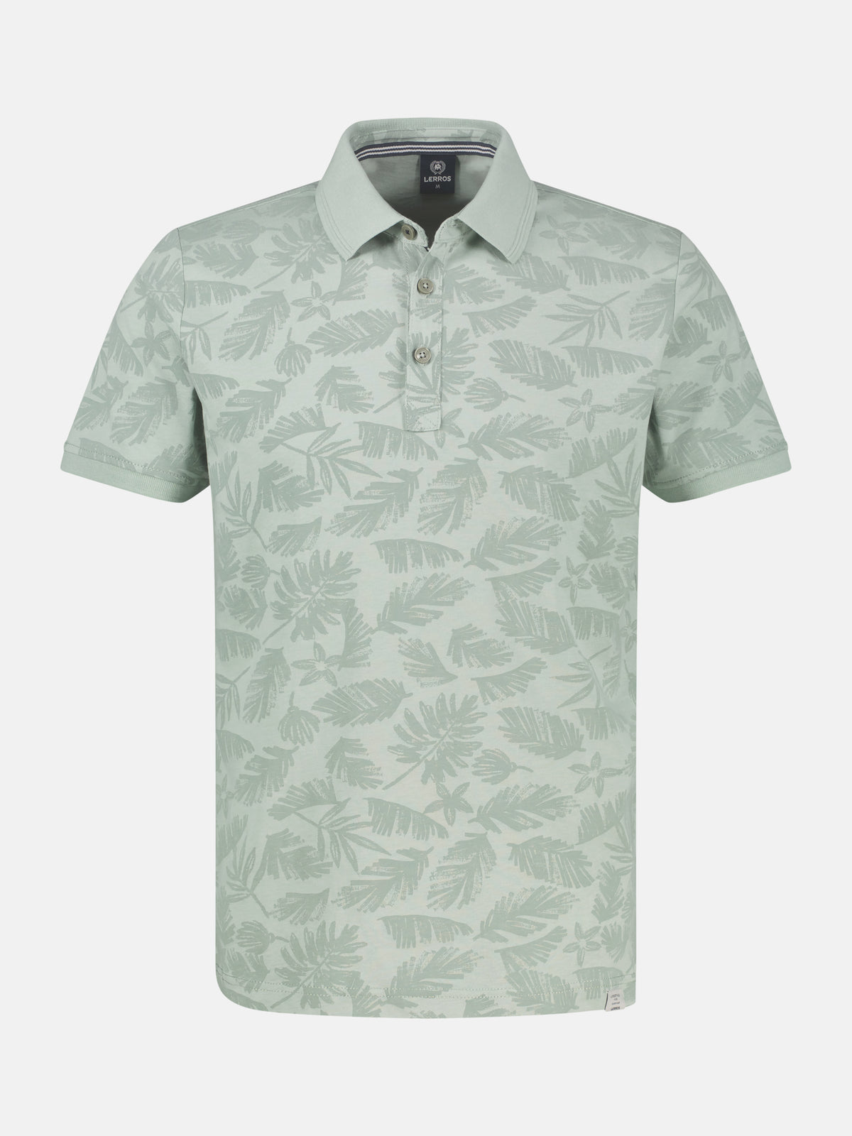 Poloshirt mit stylishem Blumen-Print und bequemen Bündchen - Polo Shirt Kurzarm