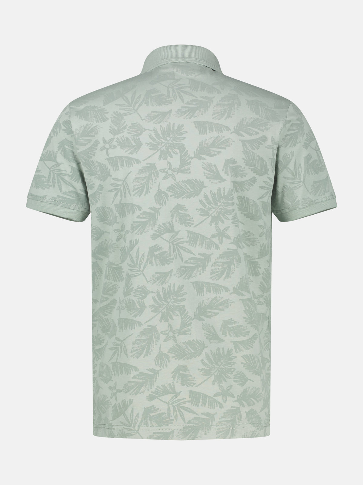 Poloshirt mit stylishem Blumen-Print und bequemen Bündchen - Polo Shirt Kurzarm