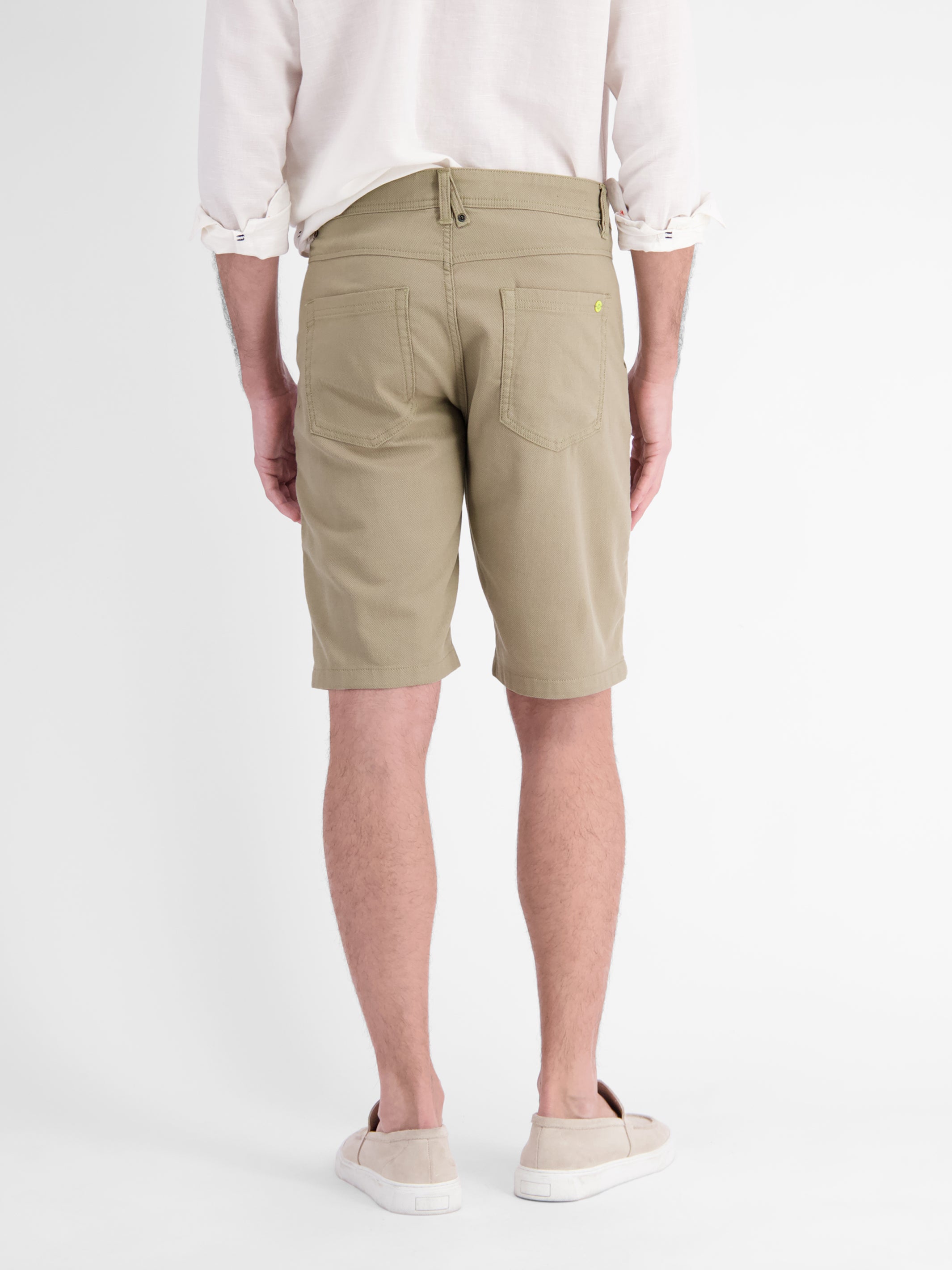 Bequeme Shorts aus griffiger Baumwolle mit Stretchanteil - Chino Shorts