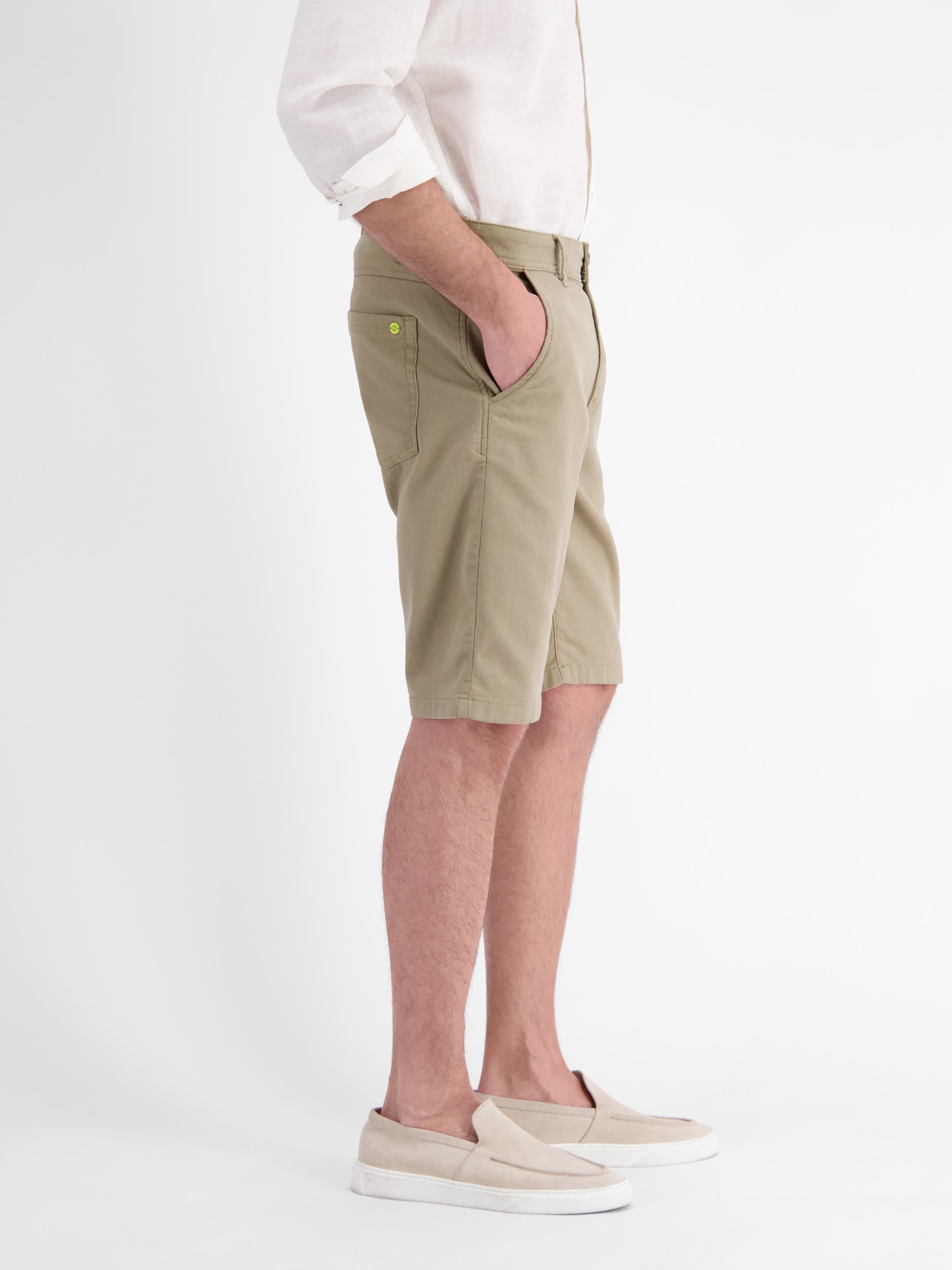 Bequeme Shorts aus griffiger Baumwolle mit Stretchanteil - Chino Shorts