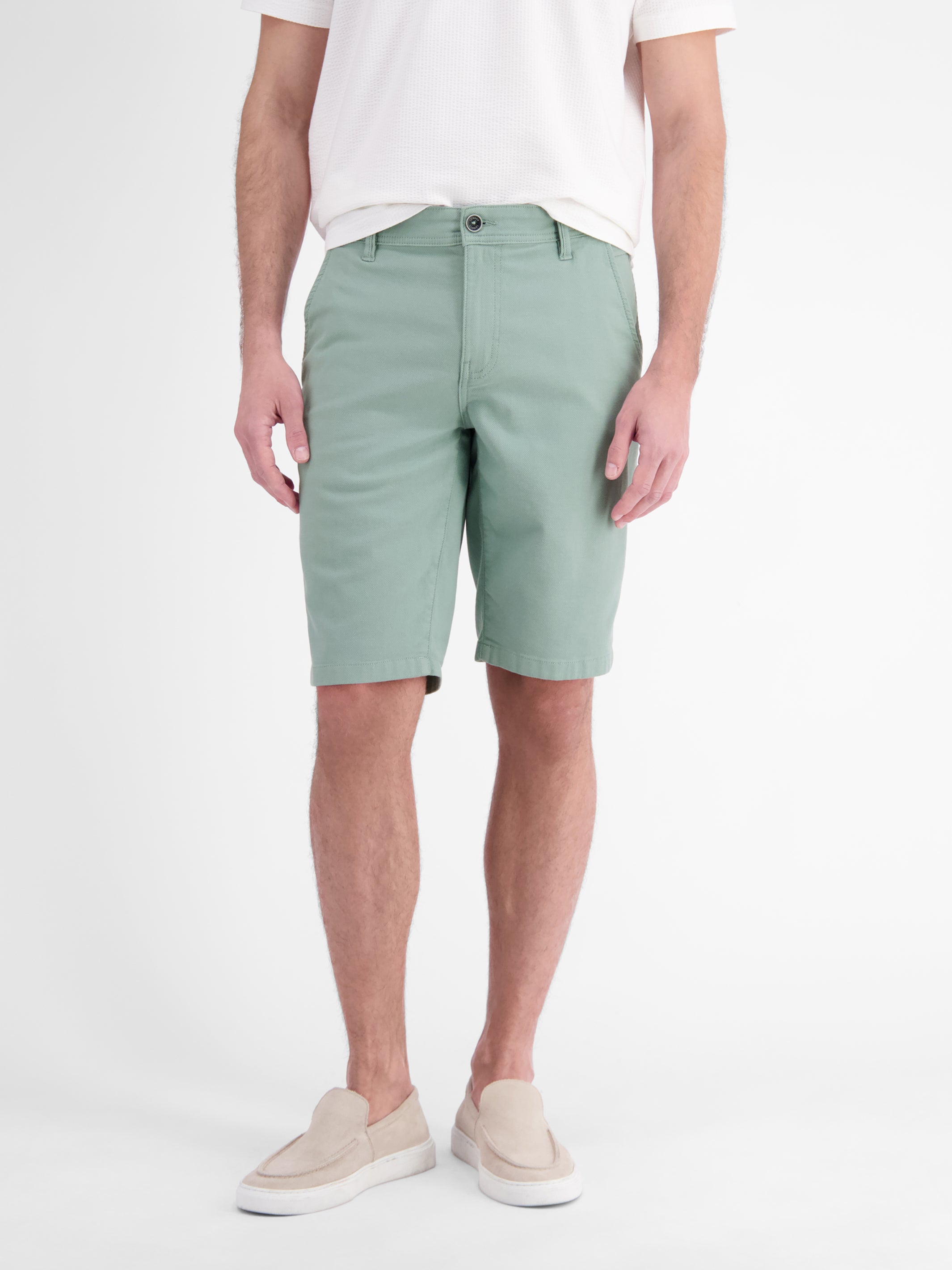 Bequeme Shorts aus griffiger Baumwolle mit Stretchanteil - Chino Shorts