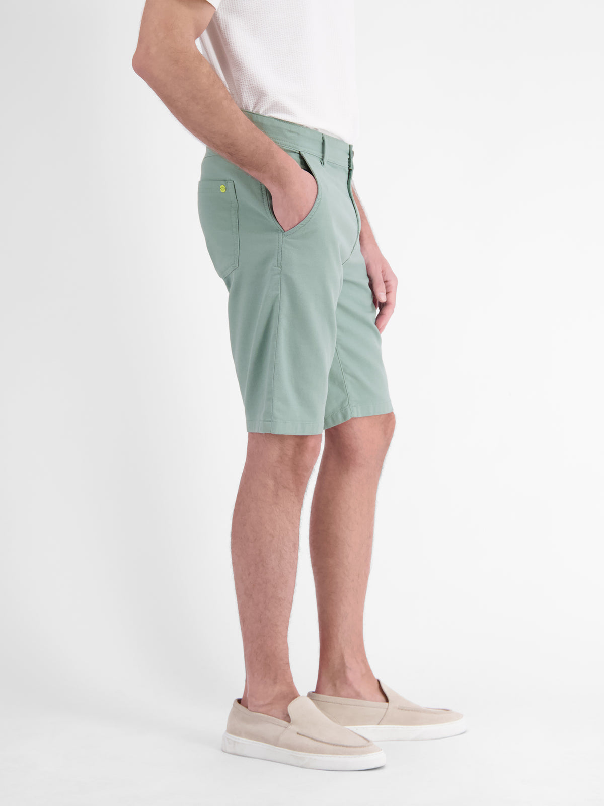 Bequeme Shorts aus griffiger Baumwolle mit Stretchanteil - Chino Shorts