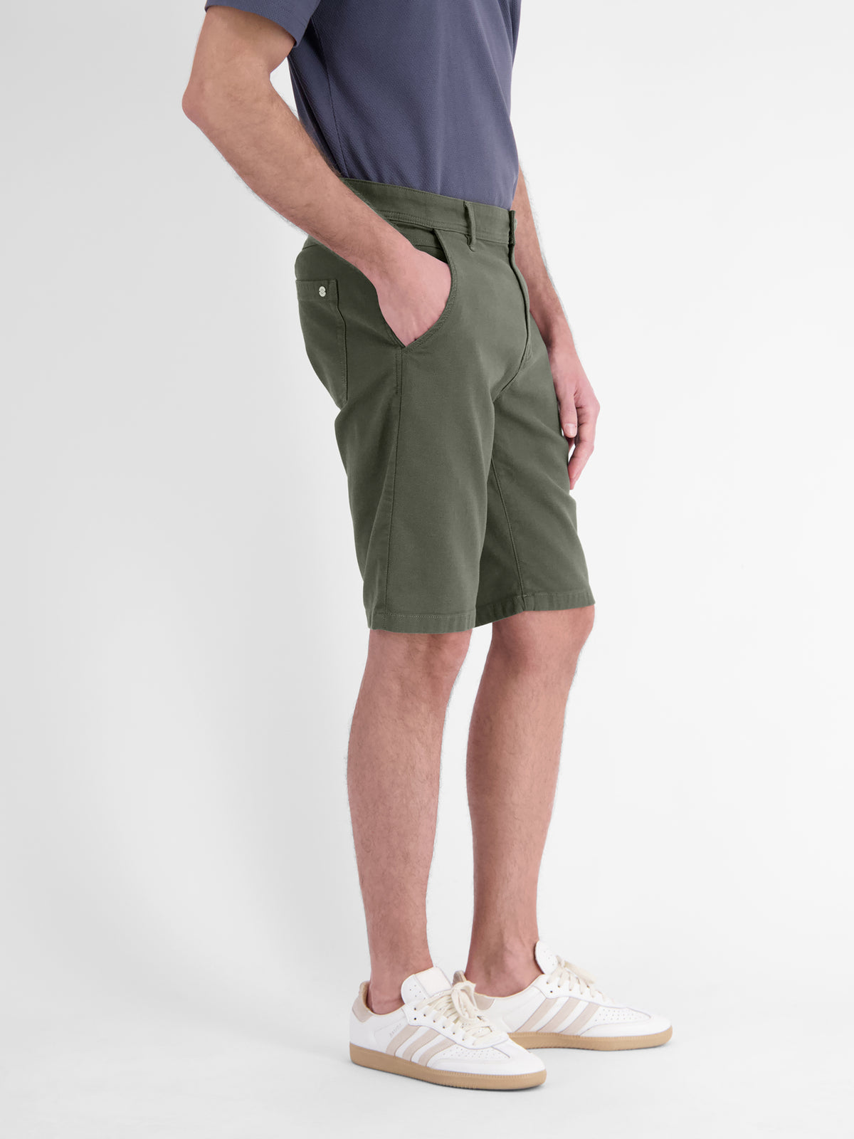 Bequeme Shorts aus griffiger Baumwolle mit Stretchanteil - Chino Shorts