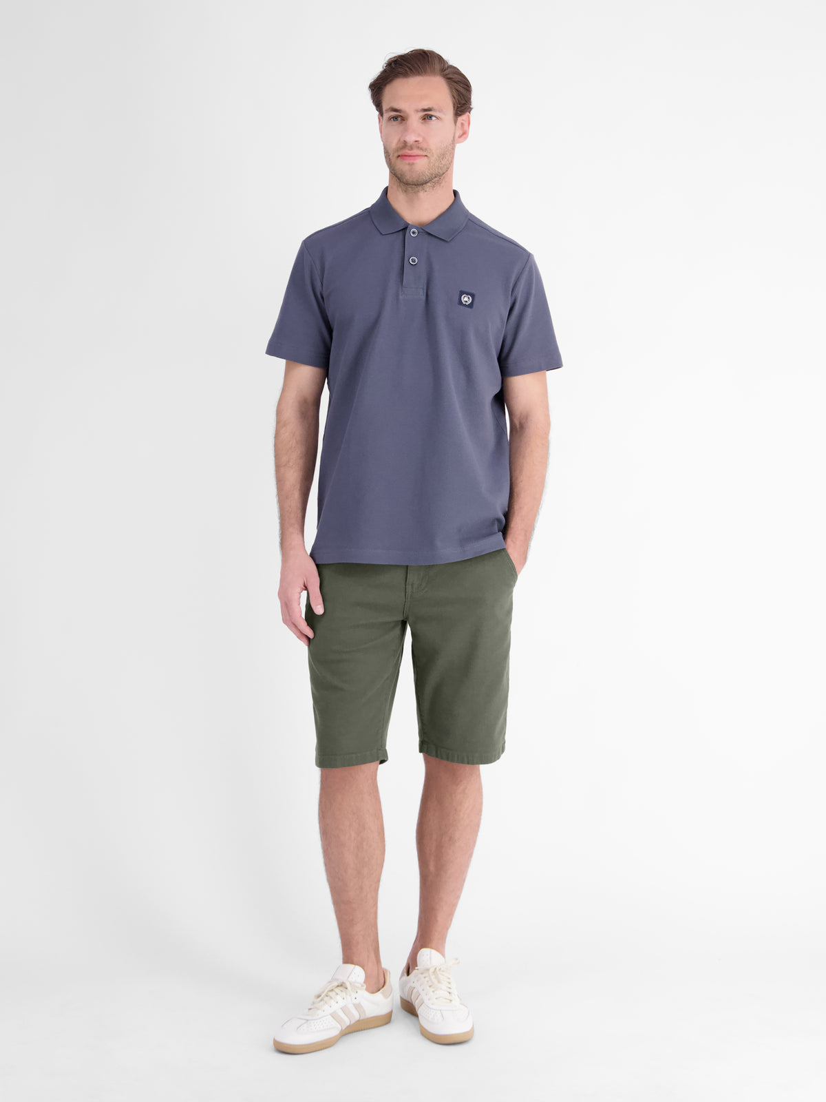 Bequeme Shorts aus griffiger Baumwolle mit Stretchanteil - Chino Shorts