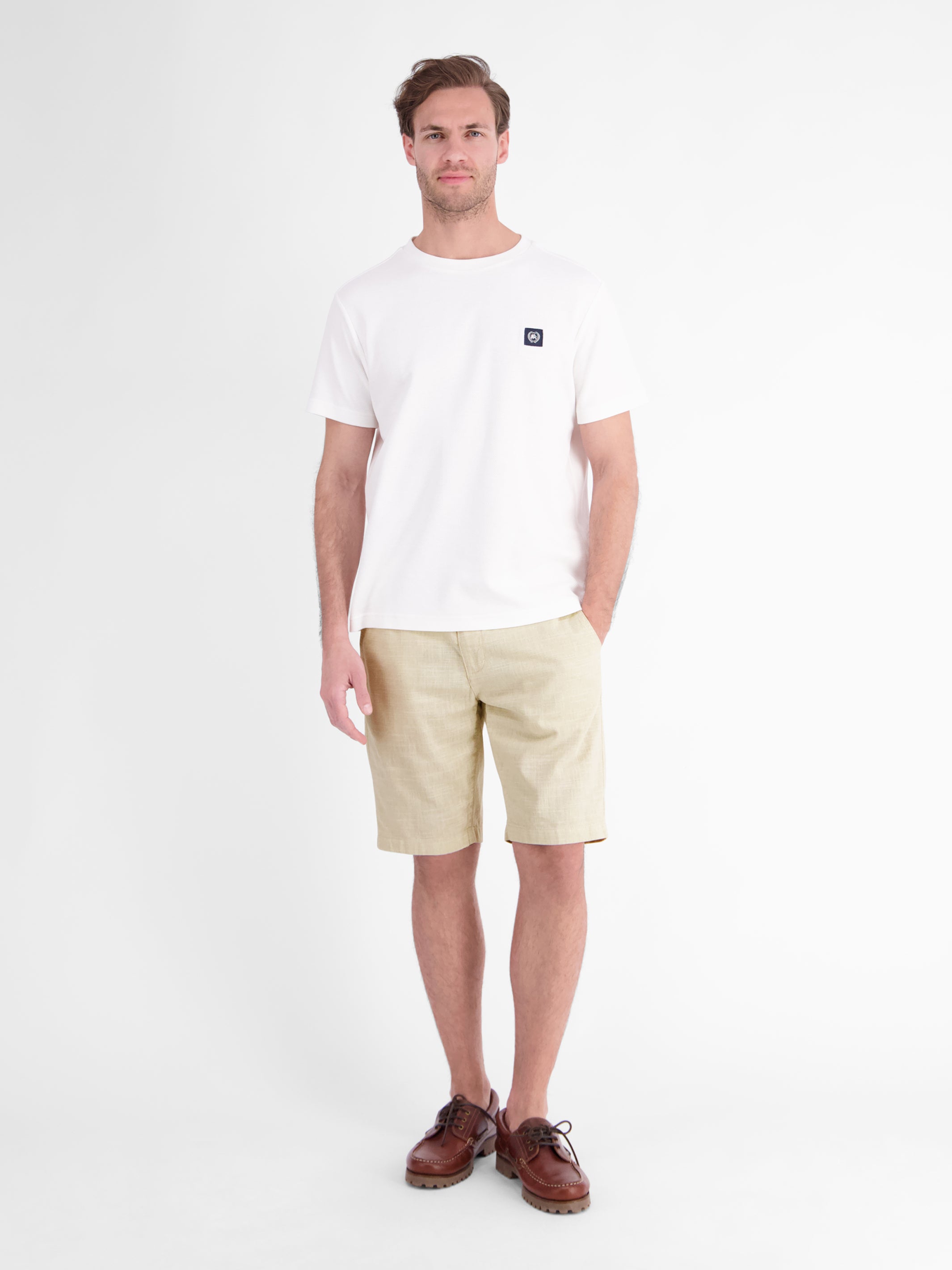 Sommerliche Chino-Shorts aus reiner Baumwolle mit Tunnelzug - Chino Shorts