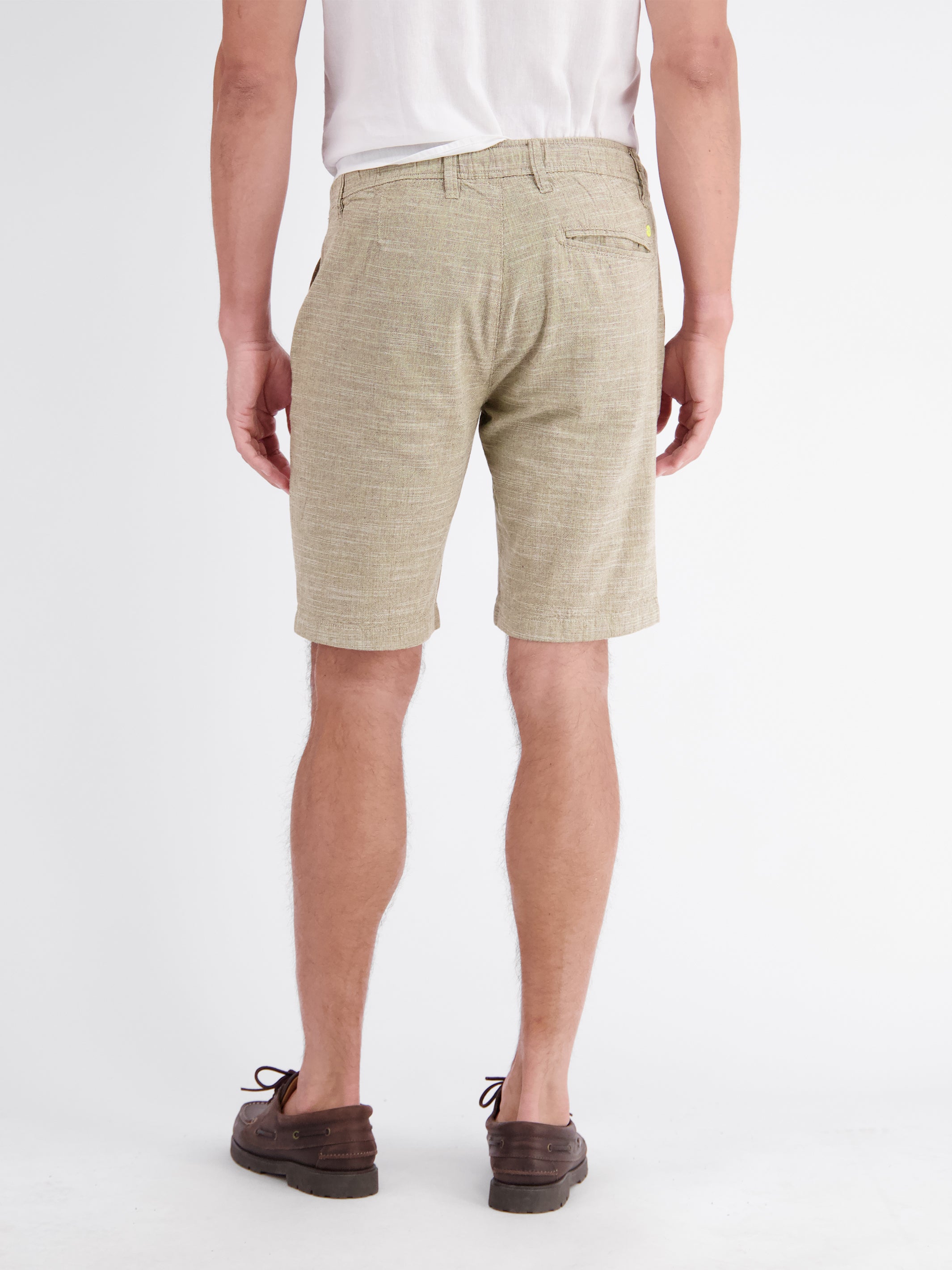 Summer chino shorts made of pure cotton with drawstring