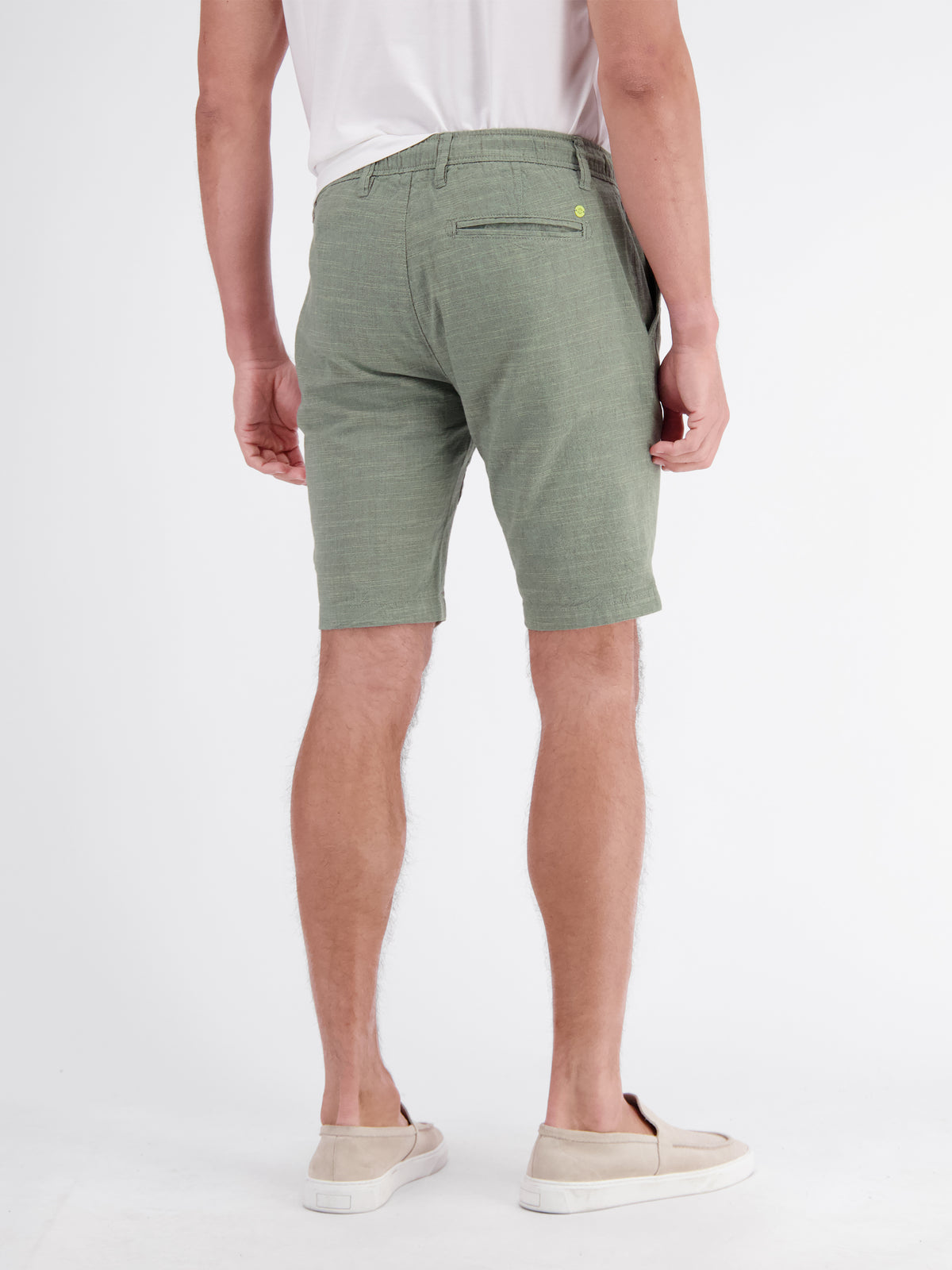 Summer chino shorts made of pure cotton with drawstring