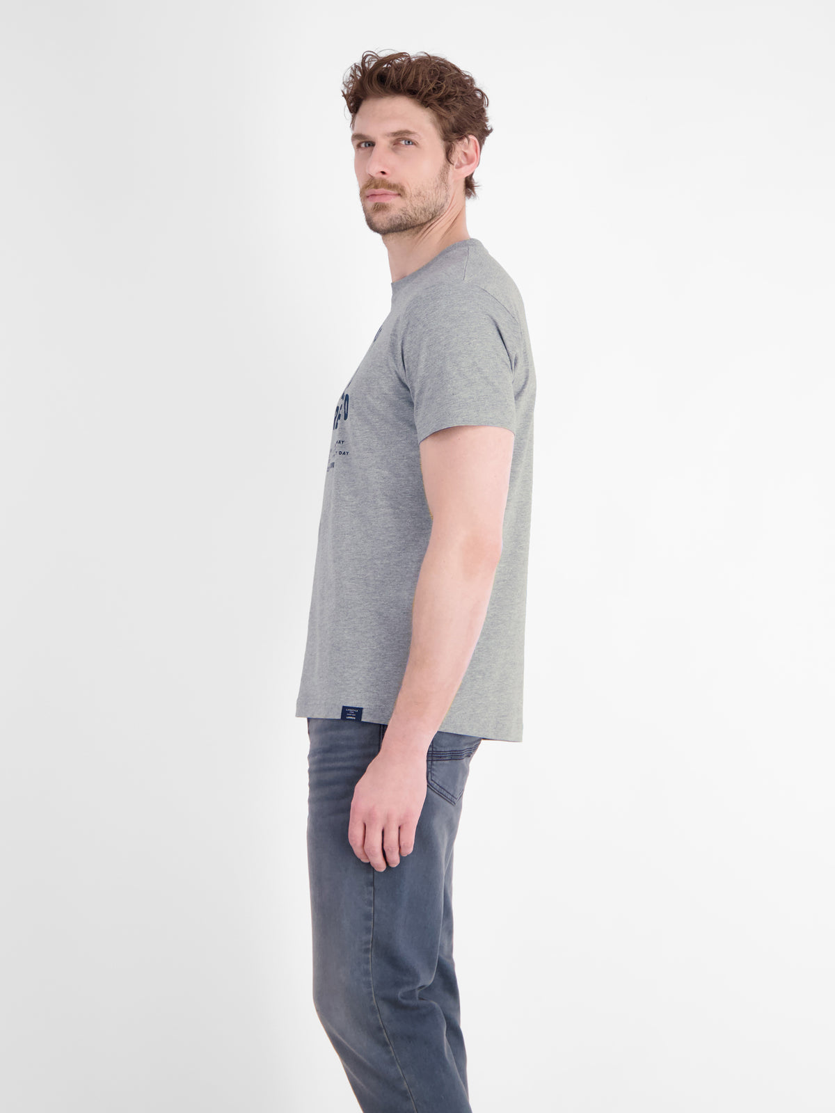 Pure cotton T-shirt with a casual slogan print