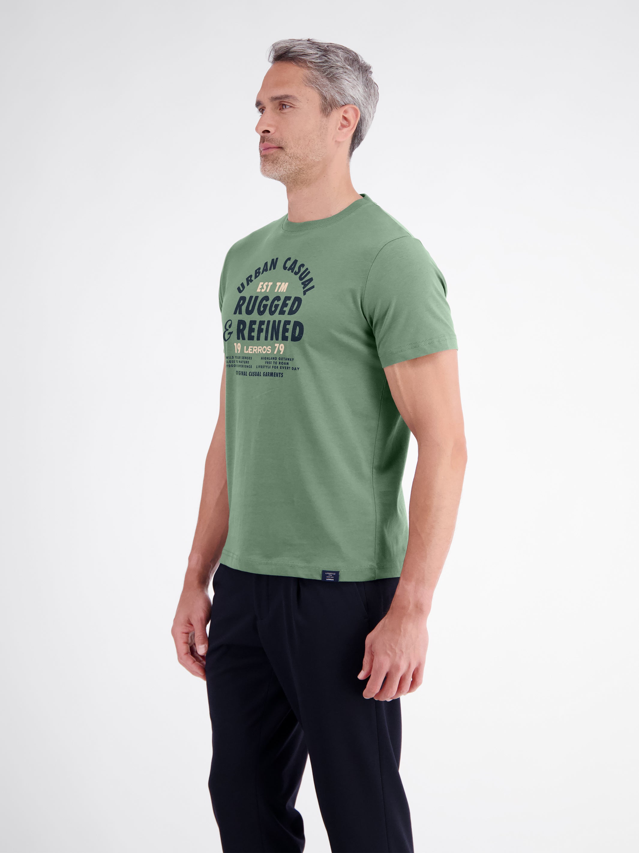 Pure cotton T-shirt with a casual slogan print