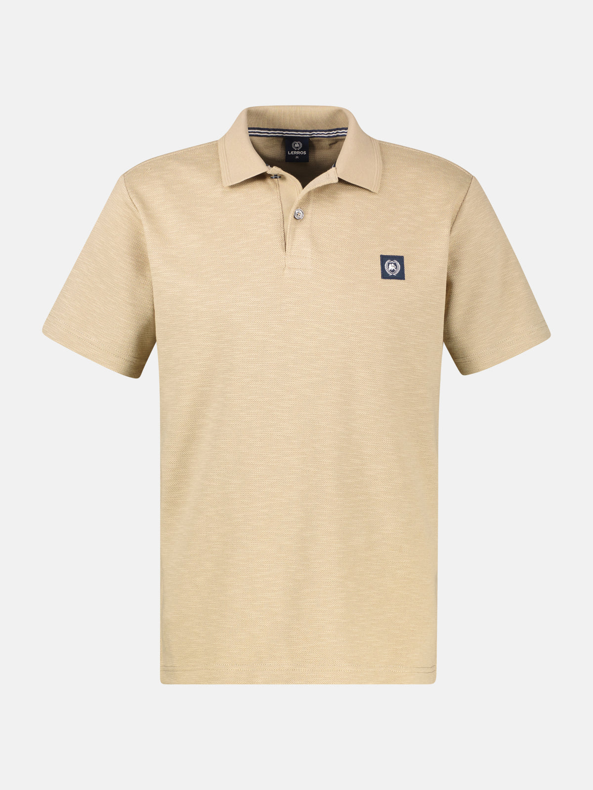 Poloshirt in trendigen Farben mit Flachstrickkragen