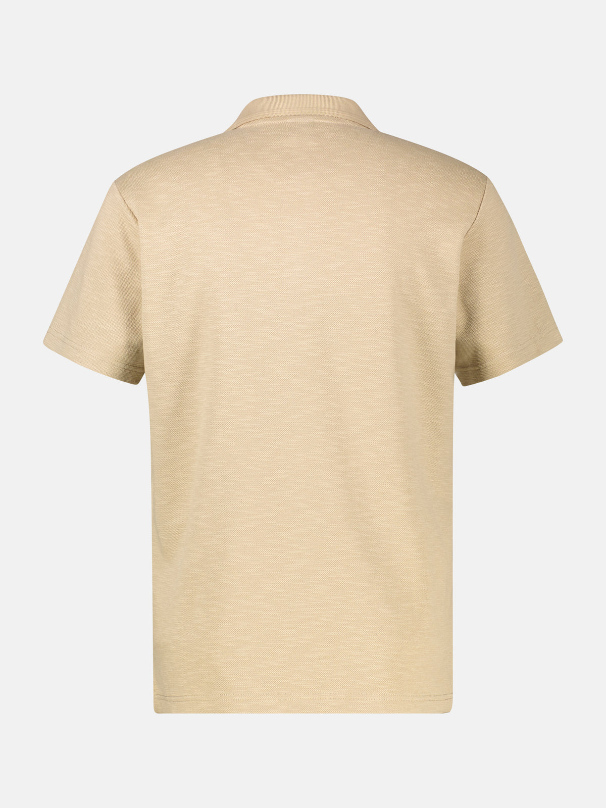 Poloshirt in trendigen Farben mit Flachstrickkragen
