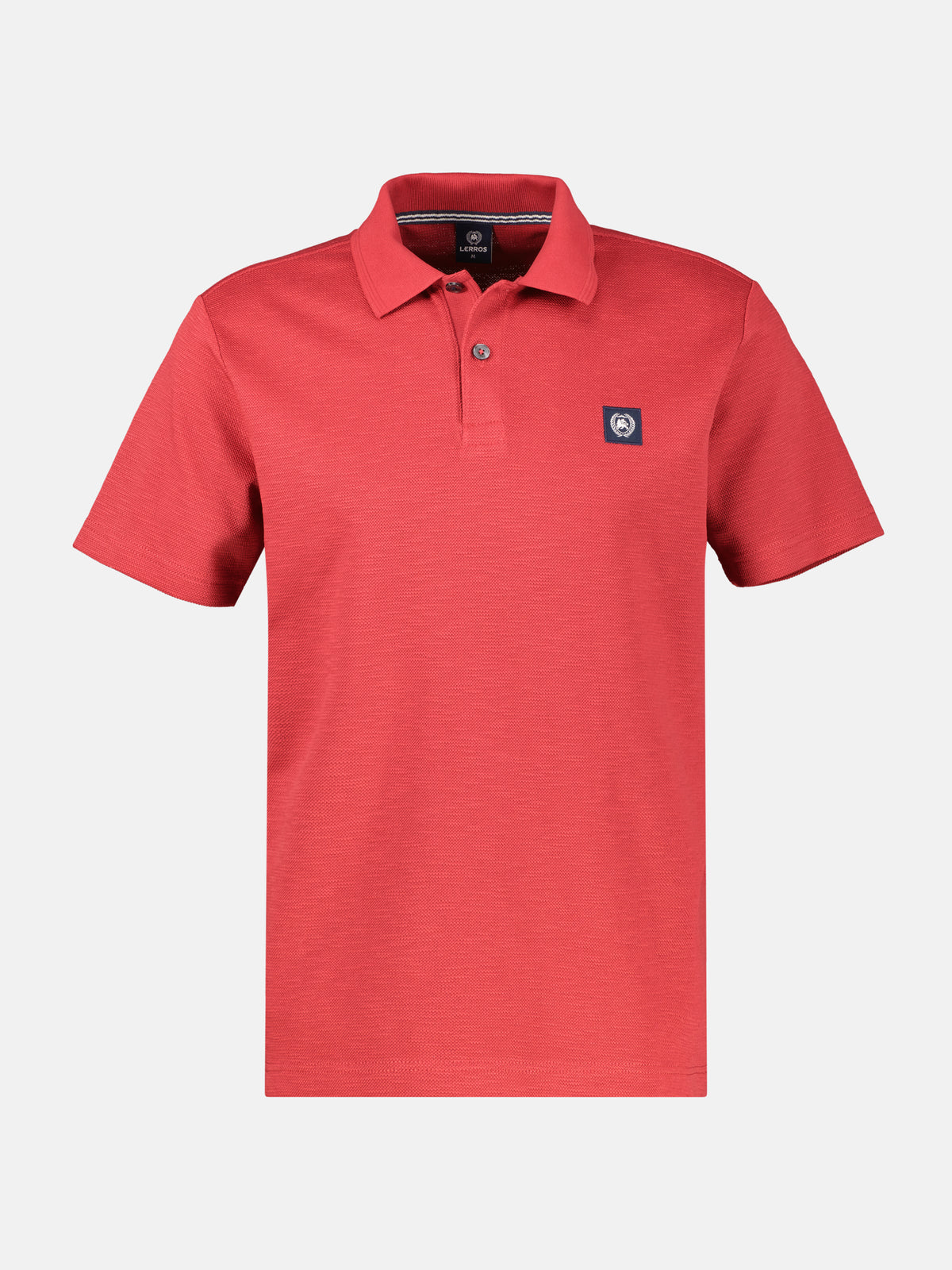 Poloshirt in trendigen Farben mit Flachstrickkragen