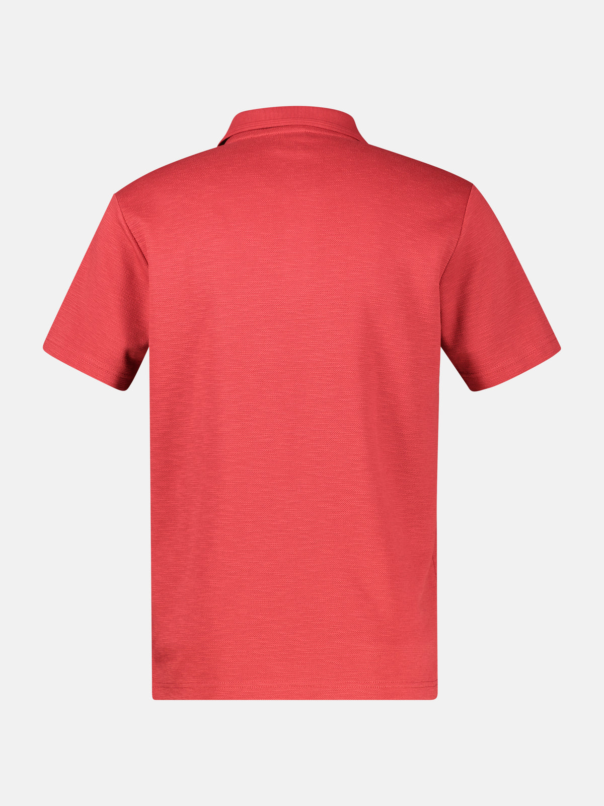 Poloshirt in trendigen Farben mit Flachstrickkragen