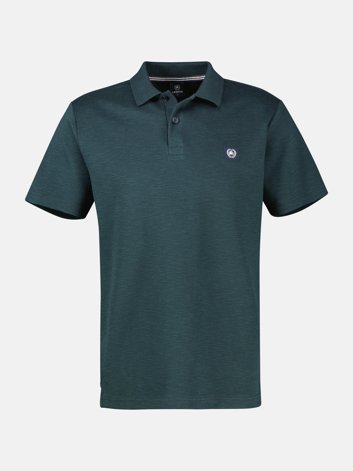 Poloshirt in trendigen Farben mit Flachstrickkragen