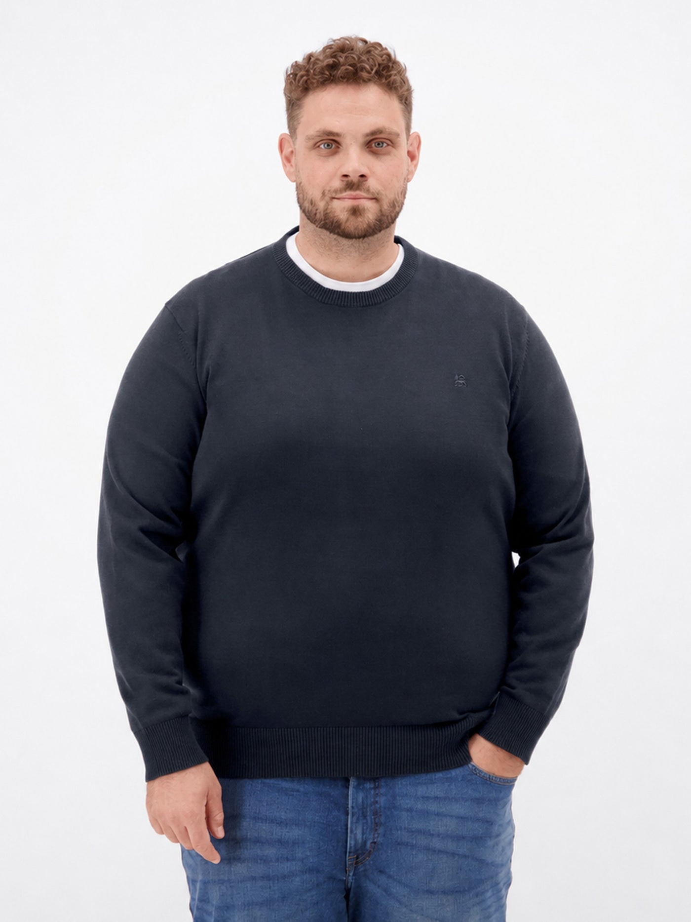 Pure cotton knitted sweaters in large sizes